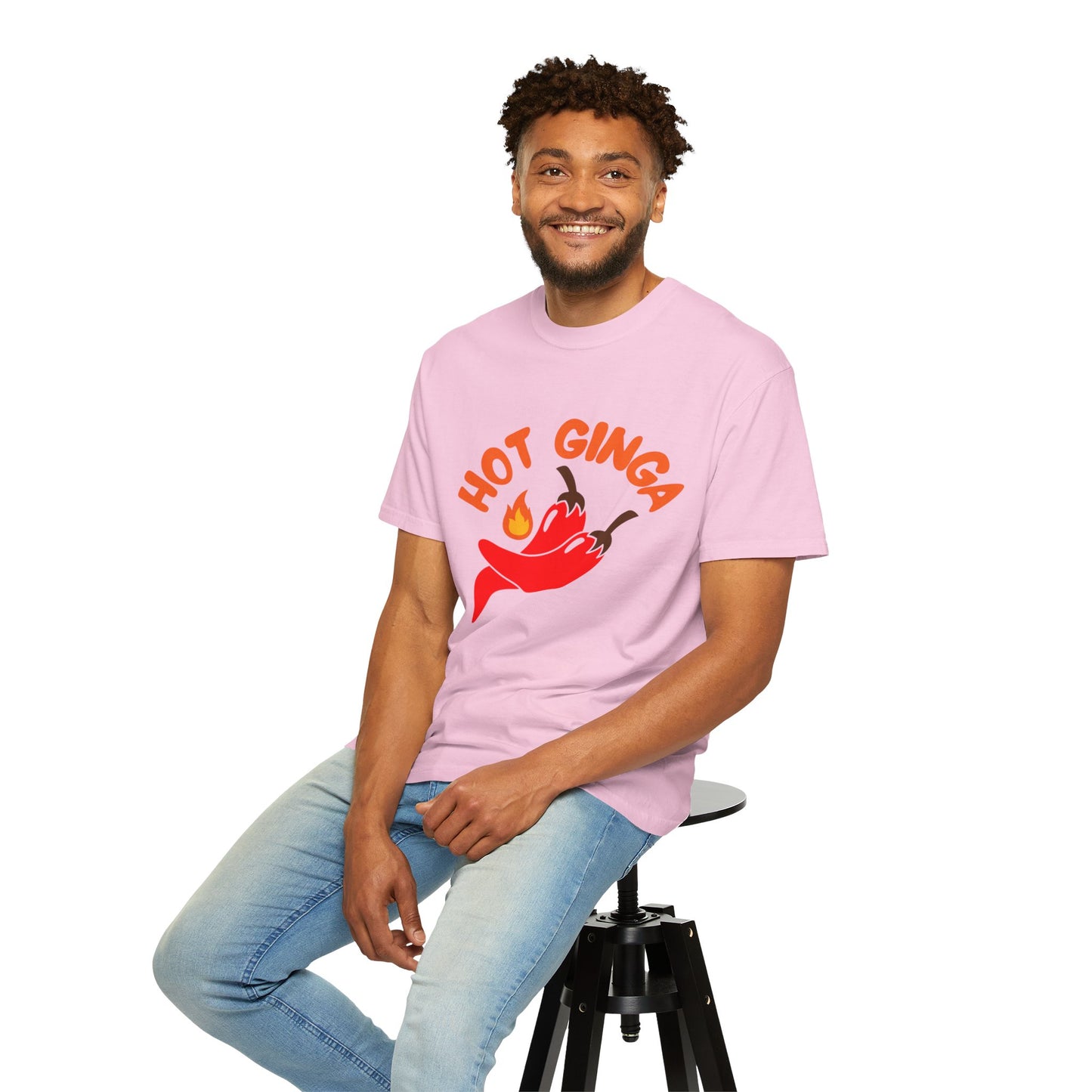 Spicy Chili T-Shirt, Hot Ginga Tee, Casual Summer Top, Gift for Spice Lovers, Unisex Graphic Shirt, Trendy Streetwear