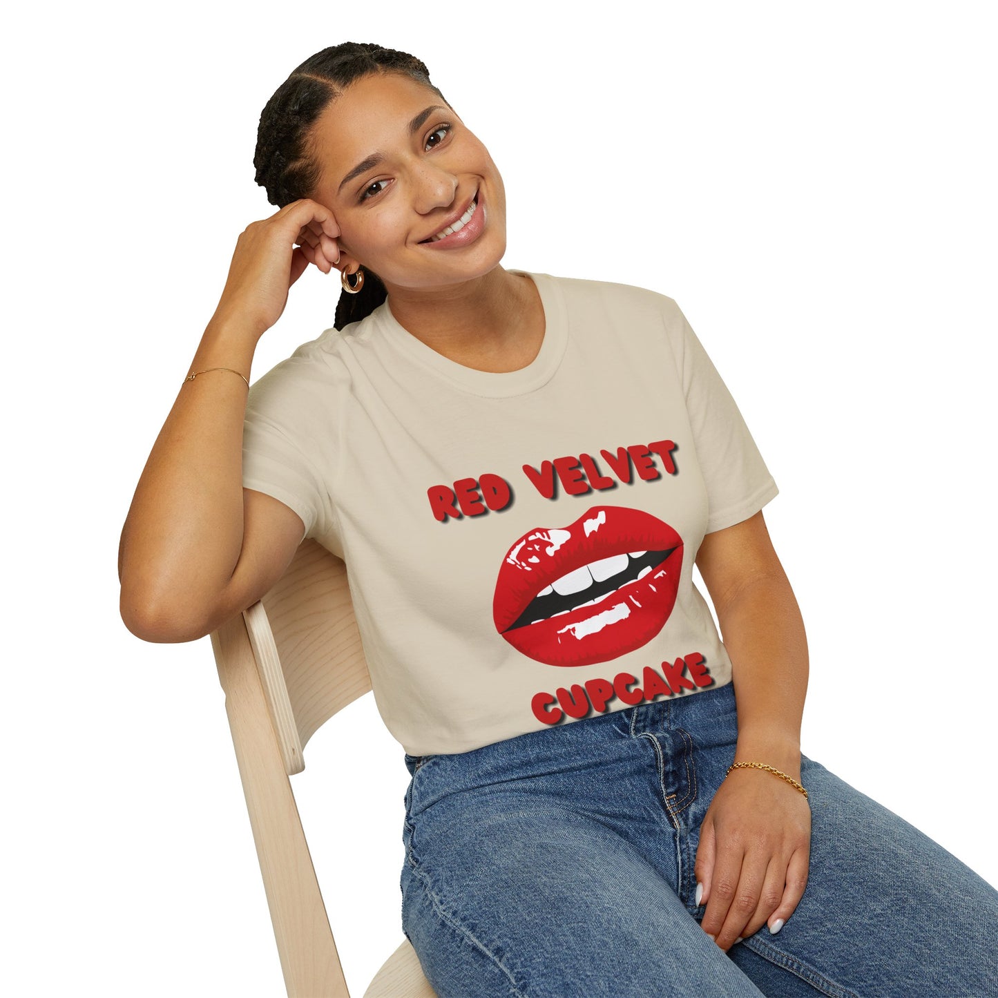 Red Velvet Cupcake T-Shirt, Unisex Graphic Tee, Funny Food Shirt, Birthday Gift, Dessert Lover Apparel, Baking Enthusiast Top