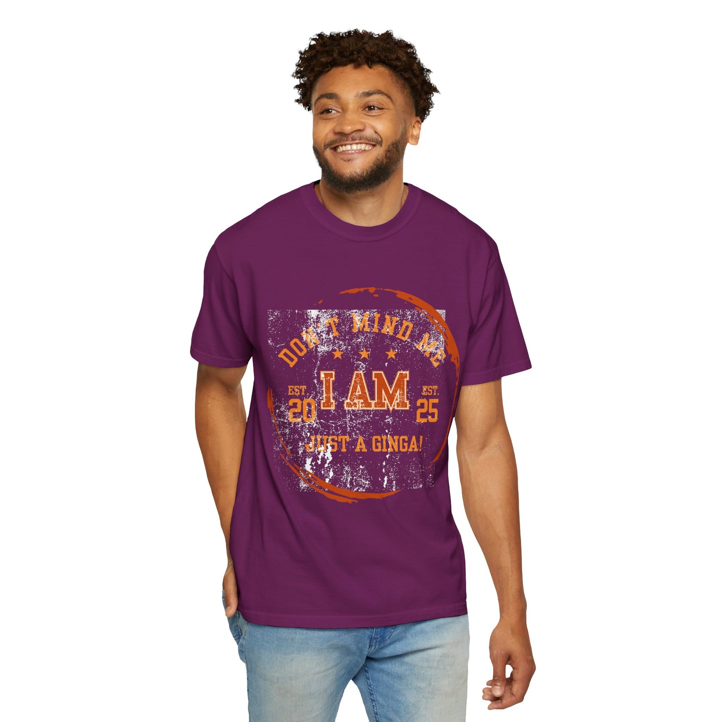 Ginga Birthday T-shirt, Funny Ginga Shirt, Unisex Gift, Casual Wear, Birthday Celebration Tee, Humor T-shirt, Garment-Dyed Shirt