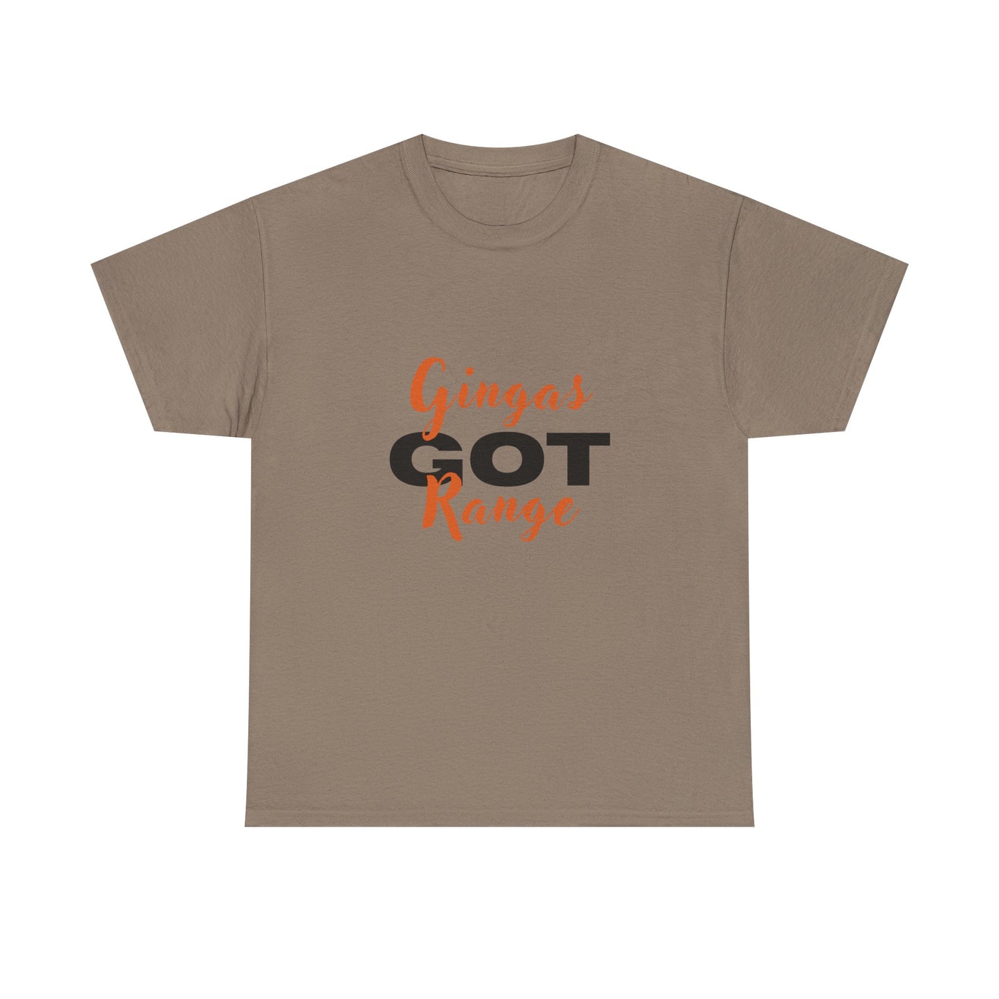 Gingas Got Range Unisex Heavy Cotton Tee, Funny Tee, Gift for Ginger Lovers, Casual Wear, Unique Statement Shirt