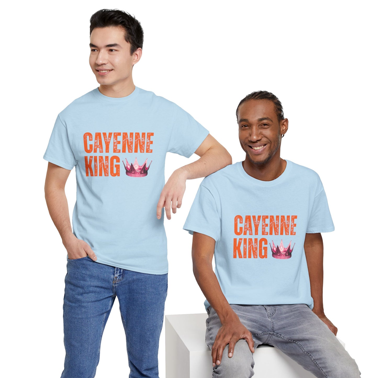 Cayenne King Cotton Tee | Unisex Graphic T-Shirt, Casual Wear, Birthday Gift, Affordable Fashion, Everyday Comfort