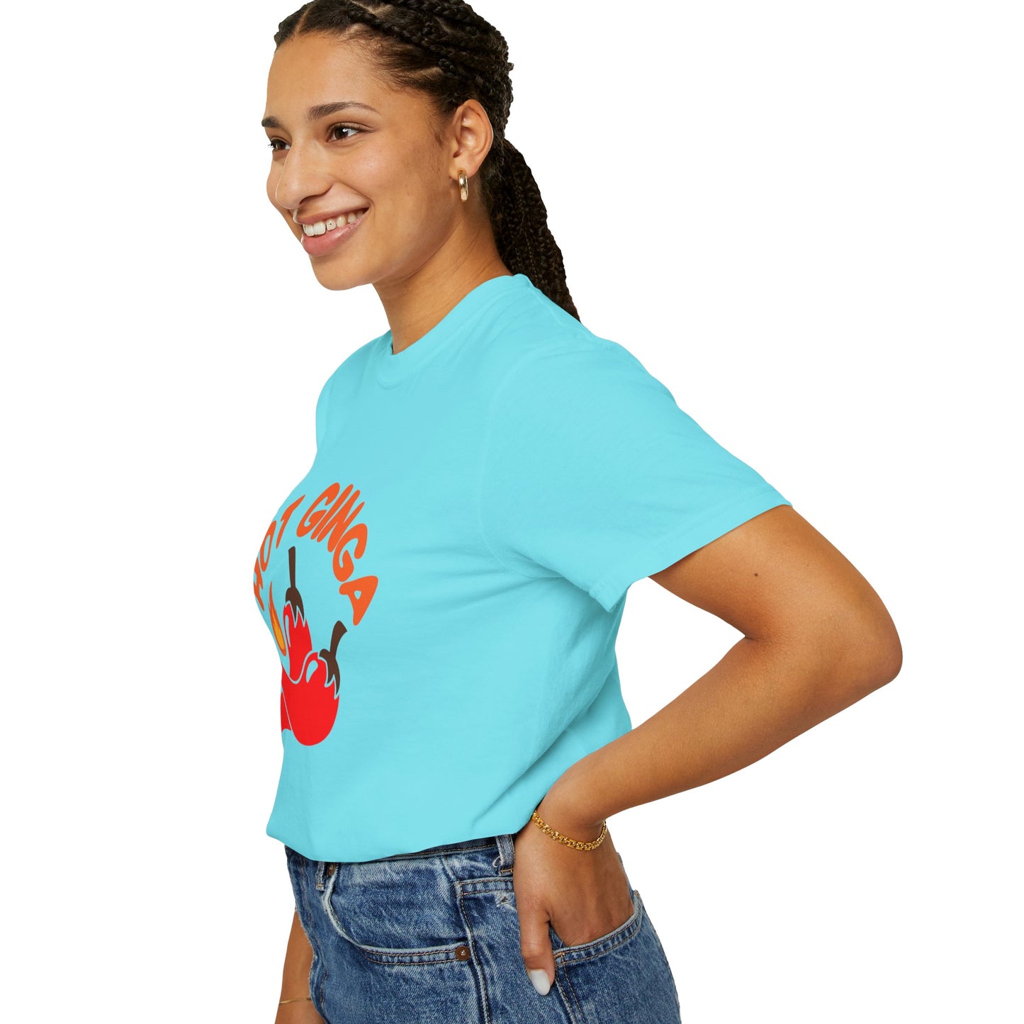 Spicy Chili T-Shirt, Hot Ginga Tee, Casual Summer Top, Gift for Spice Lovers, Unisex Graphic Shirt, Trendy Streetwear