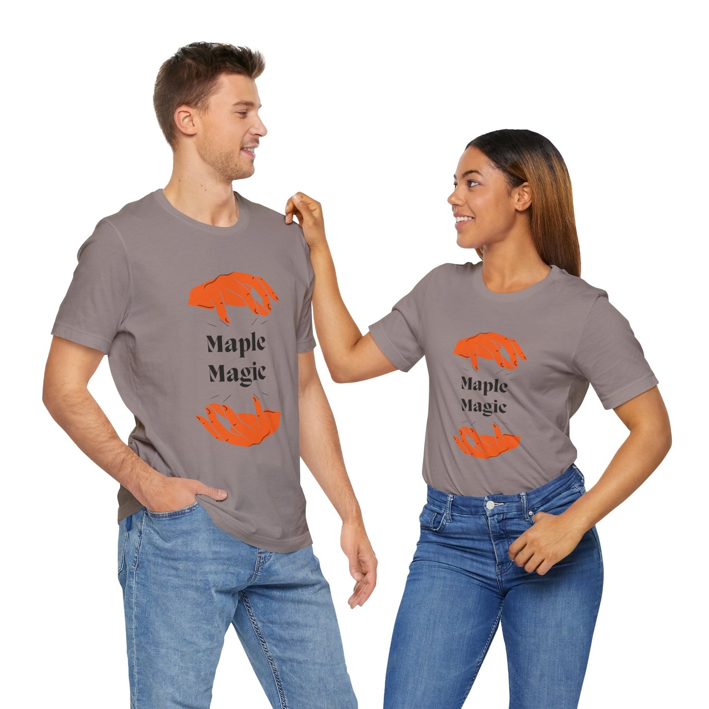 Maple Magic Unisex Tee - Cozy Casual Wear, Nature Lover Gift, Autumn Fashion, Eco-Friendly Style, Seasonal Celebration Top