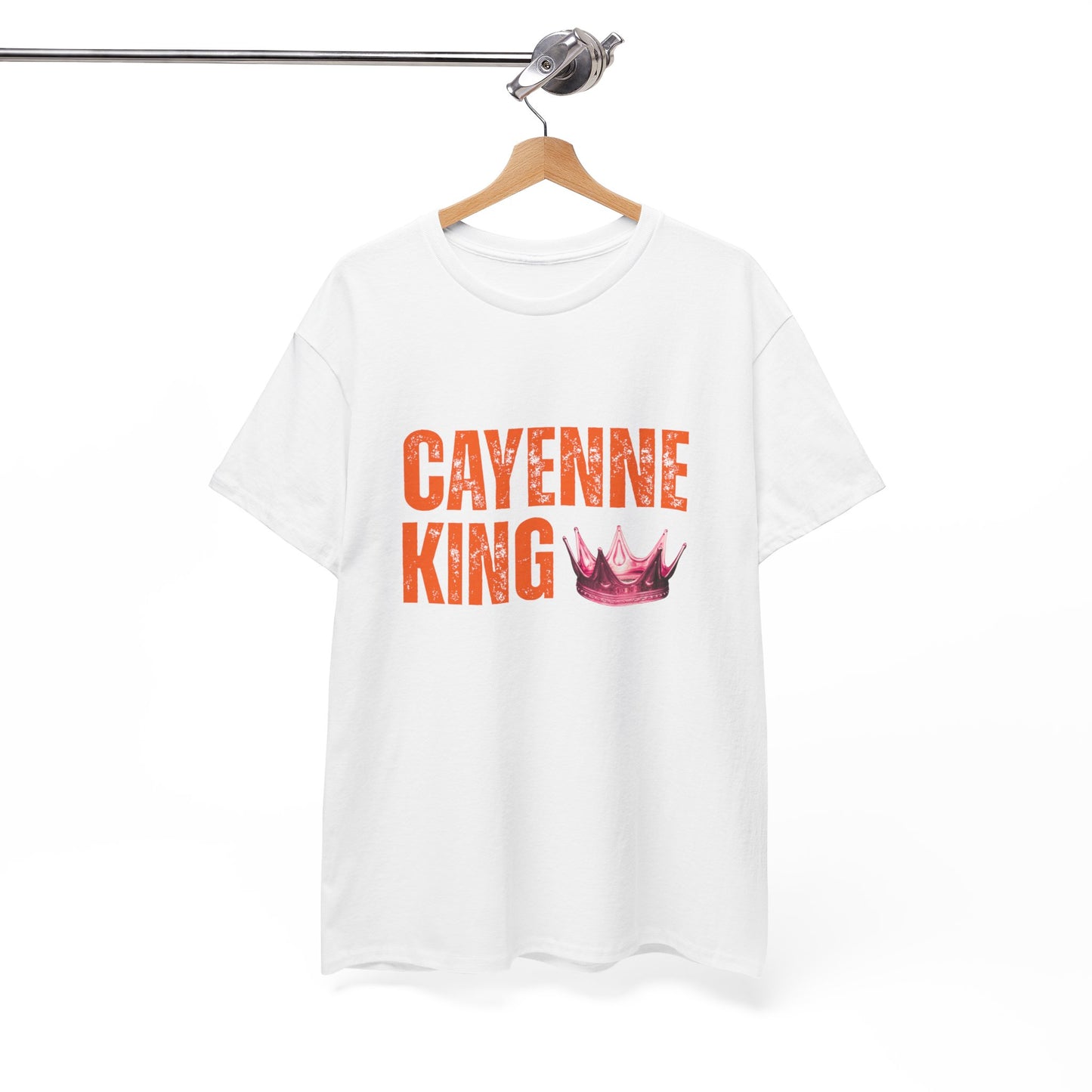 Cayenne King Cotton Tee | Unisex Graphic T-Shirt, Casual Wear, Birthday Gift, Affordable Fashion, Everyday Comfort