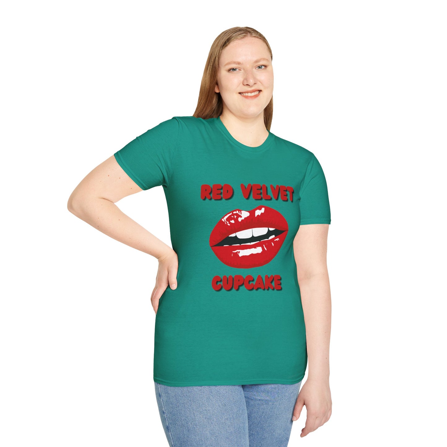 Red Velvet Cupcake T-Shirt, Unisex Graphic Tee, Funny Food Shirt, Birthday Gift, Dessert Lover Apparel, Baking Enthusiast Top