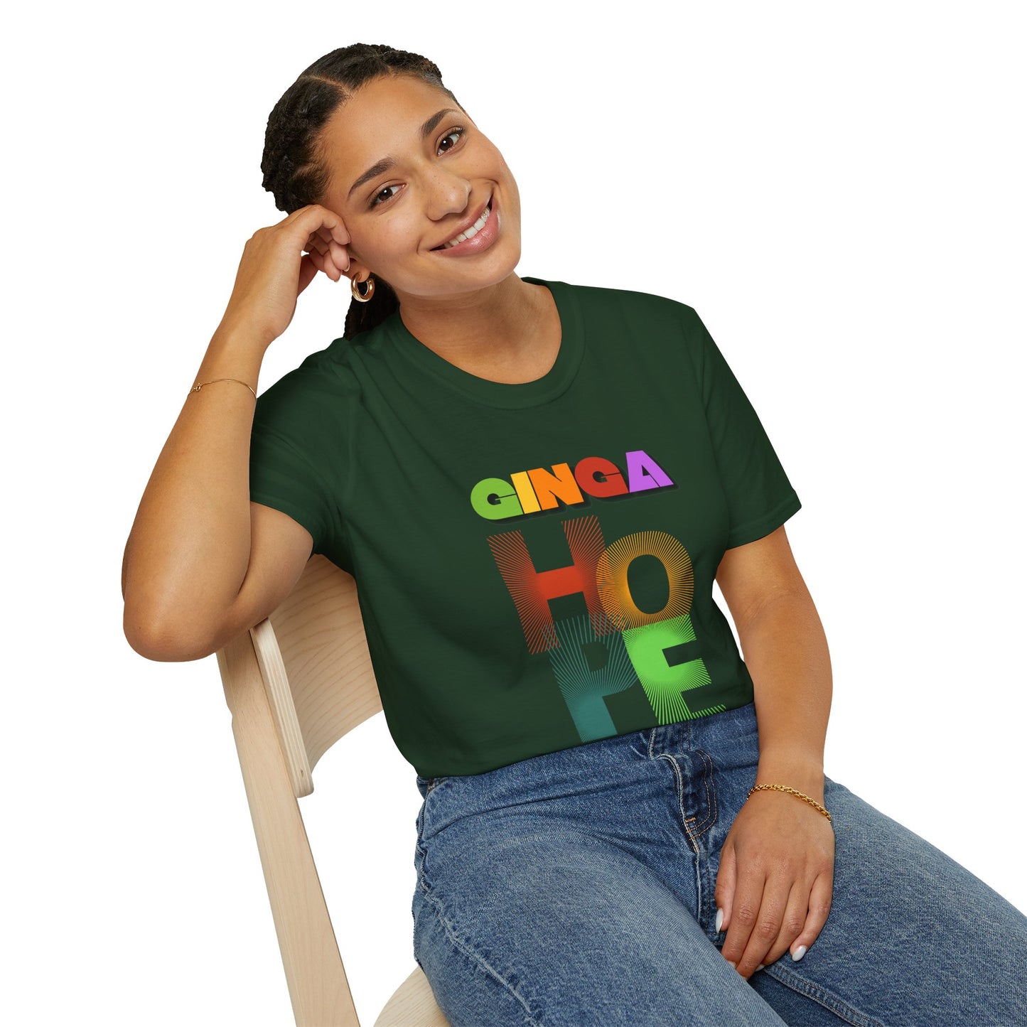 Colorful Hope Unisex T-Shirt, Inspirational Gift, Positive Message Tee, Casual Wear, Self-Care Apparel