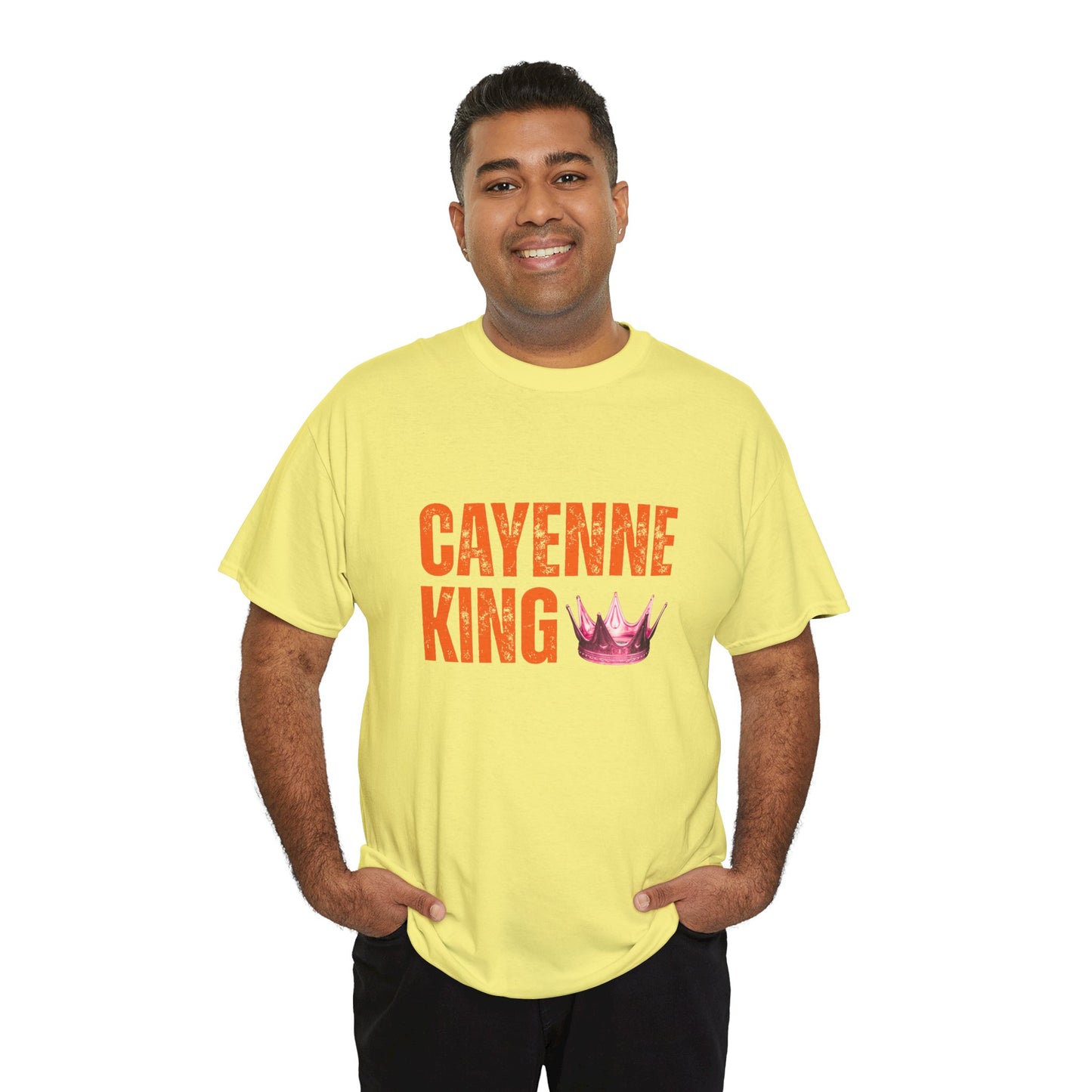 Cayenne King Cotton Tee | Unisex Graphic T-Shirt, Casual Wear, Birthday Gift, Affordable Fashion, Everyday Comfort