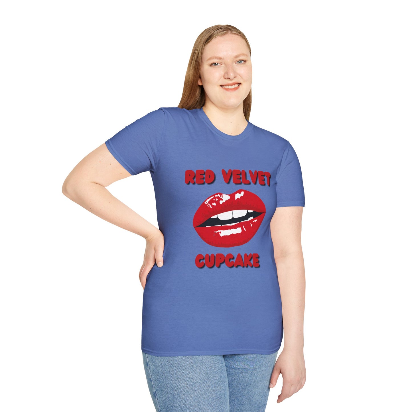 Red Velvet Cupcake T-Shirt, Unisex Graphic Tee, Funny Food Shirt, Birthday Gift, Dessert Lover Apparel, Baking Enthusiast Top