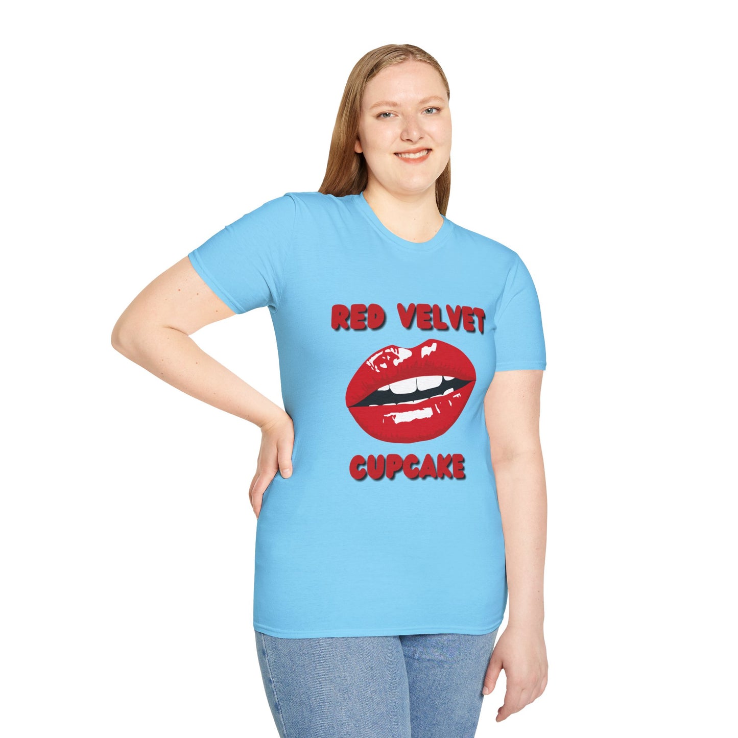 Red Velvet Cupcake T-Shirt, Unisex Graphic Tee, Funny Food Shirt, Birthday Gift, Dessert Lover Apparel, Baking Enthusiast Top