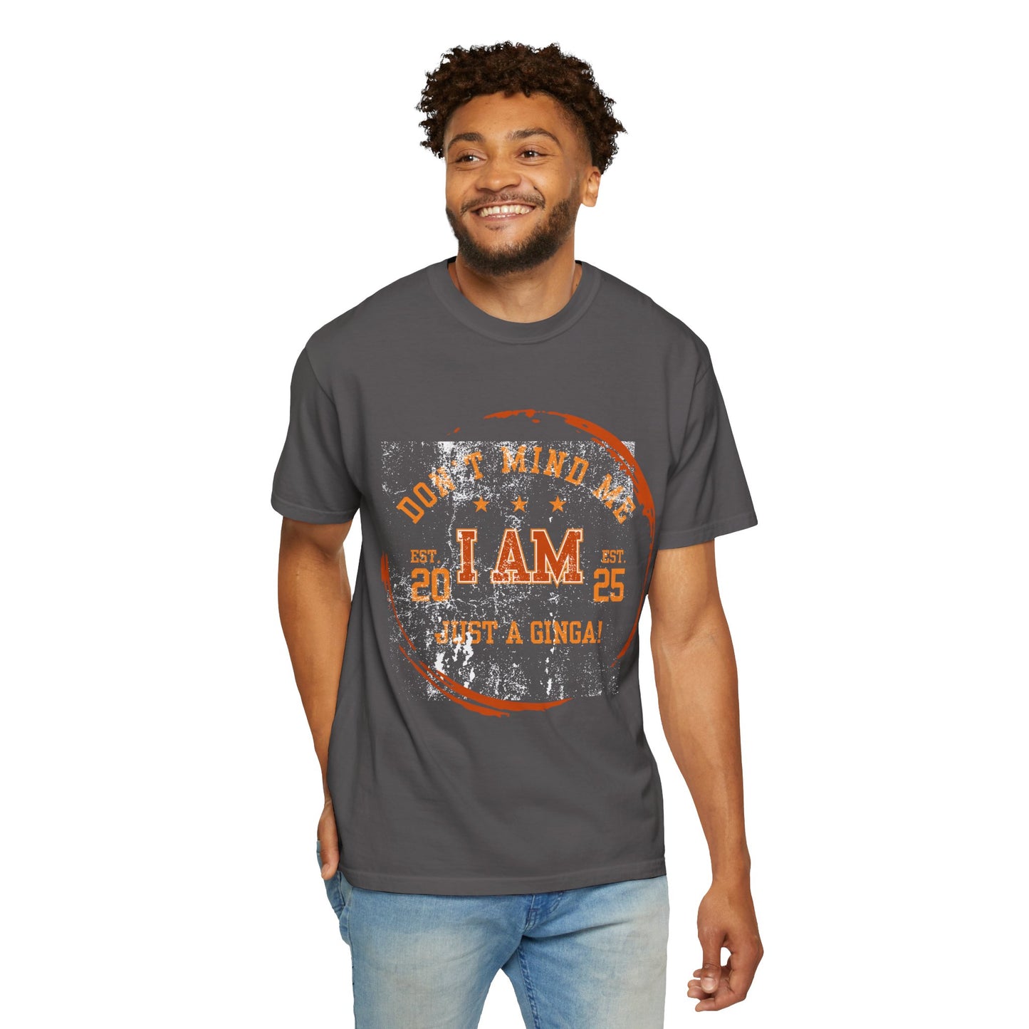 Ginga Birthday T-shirt, Funny Ginga Shirt, Unisex Gift, Casual Wear, Birthday Celebration Tee, Humor T-shirt, Garment-Dyed Shirt