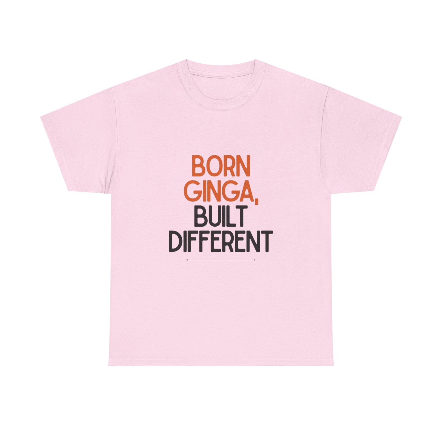 Born Ginga Unisex Heavy Cotton Tee - Celebrate Uniqueness, Casual Wear, Gift for Friends, Everyday Comfort, Statement T-Shirt