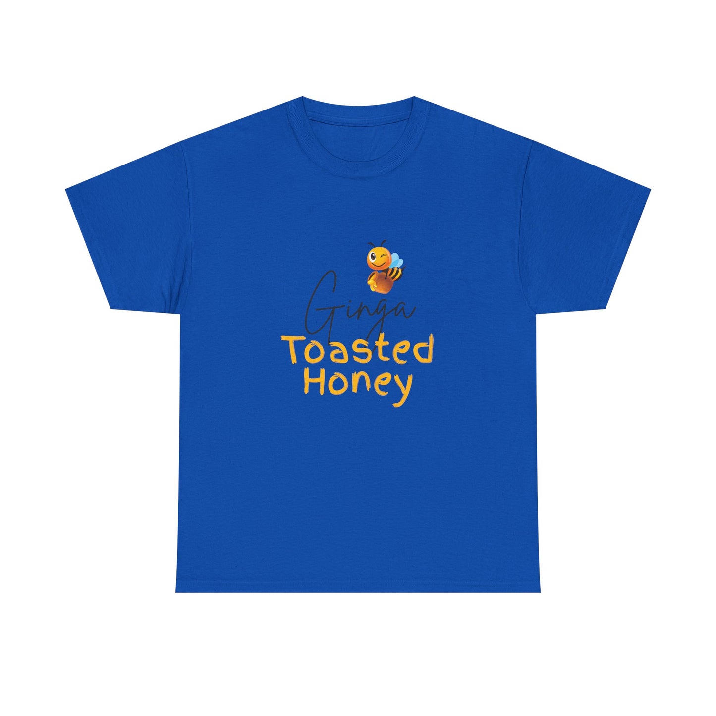 Bee-Themed Unisex Heavy Cotton Tee - Perfect Gift for Honey Lovers, Casual Wear, Eco-Friendly, Birthday, Honey Appreciation