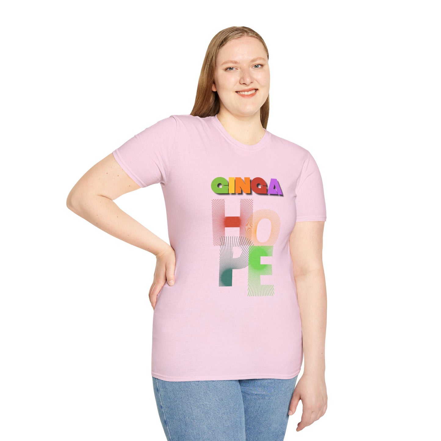 Colorful Hope Unisex T-Shirt, Inspirational Gift, Positive Message Tee, Casual Wear, Self-Care Apparel