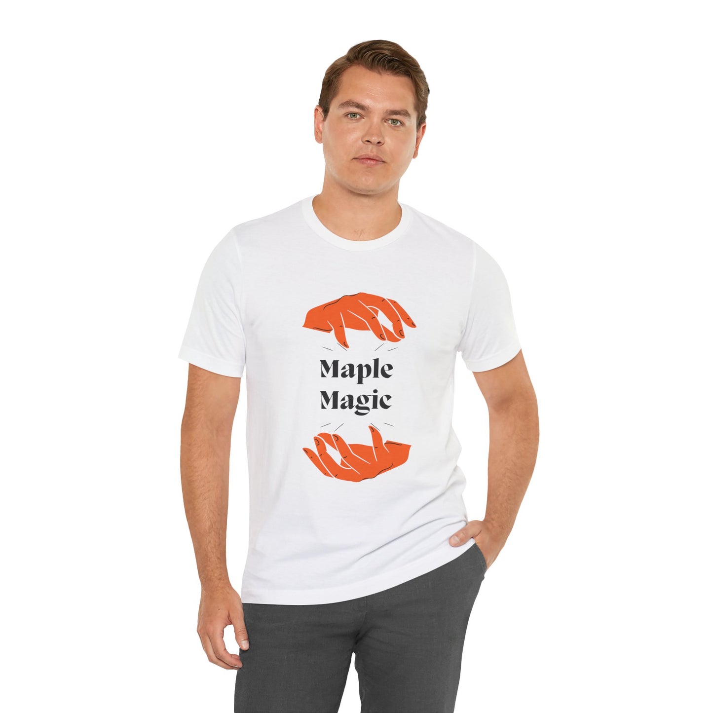 Maple Magic Unisex Tee - Cozy Casual Wear, Nature Lover Gift, Autumn Fashion, Eco-Friendly Style, Seasonal Celebration Top