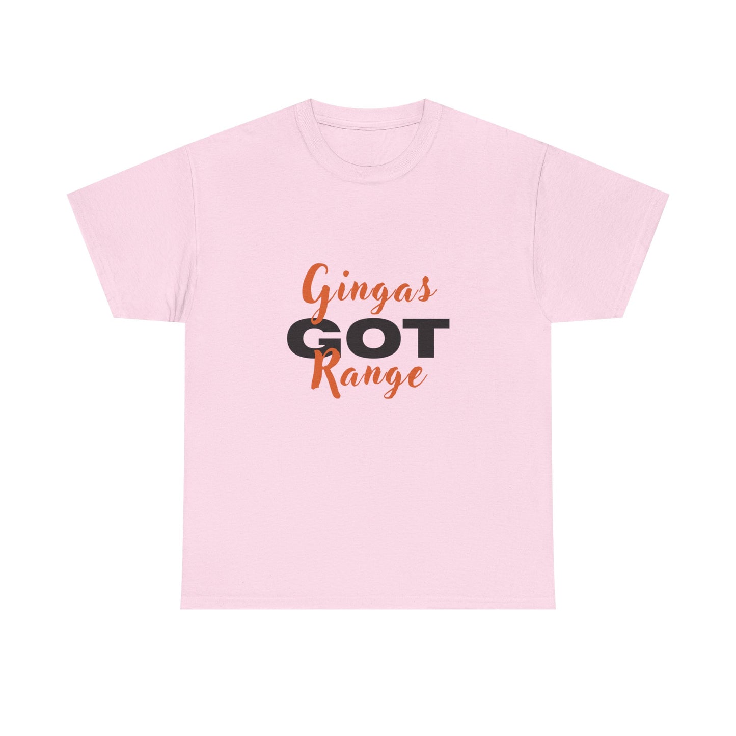Gingas Got Range Unisex Heavy Cotton Tee, Funny Tee, Gift for Ginger Lovers, Casual Wear, Unique Statement Shirt