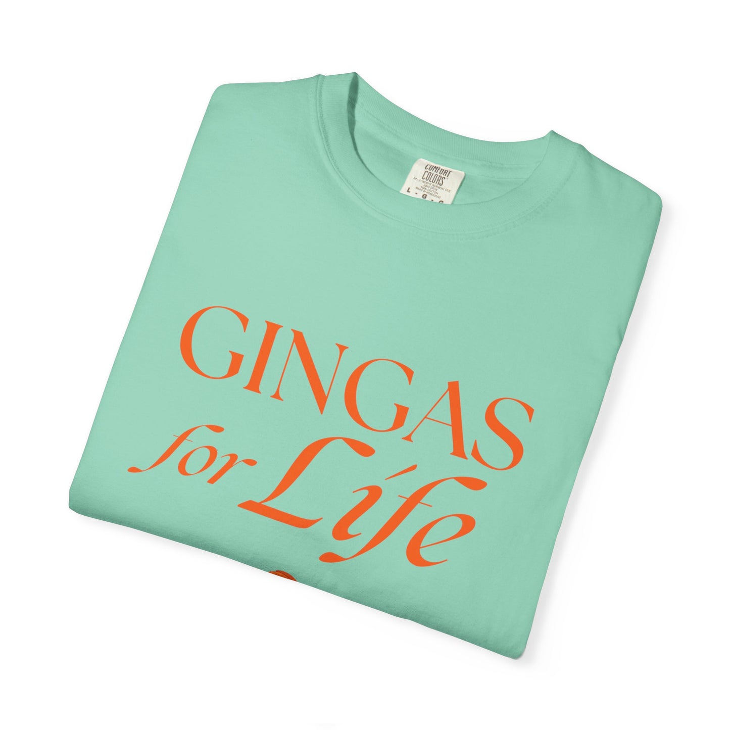 Gingas for Life T-Shirt, Fun T-Shirt for Redheads, Unisex Gift for Friends, Casual Wear, Celebration Tee