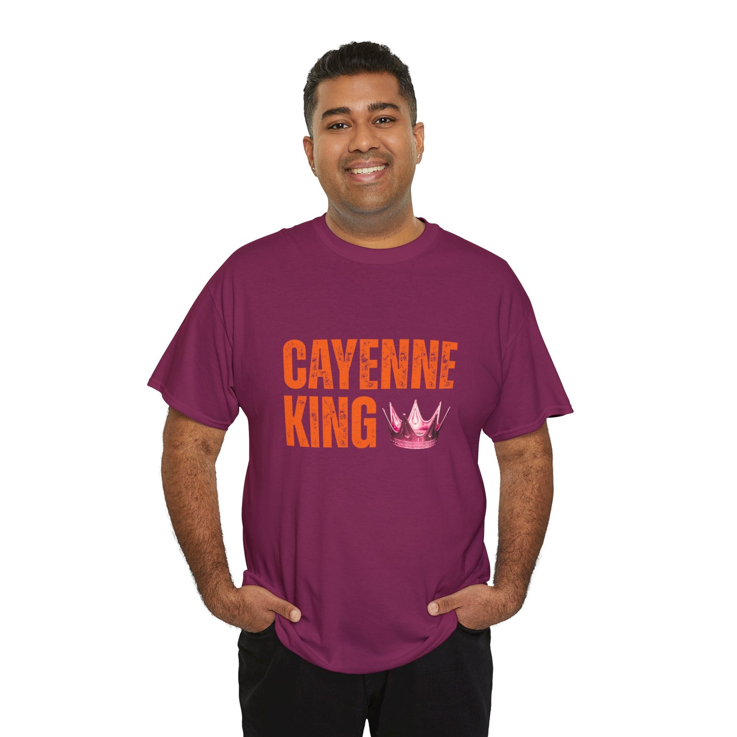 Cayenne King Cotton Tee | Unisex Graphic T-Shirt, Casual Wear, Birthday Gift, Affordable Fashion, Everyday Comfort