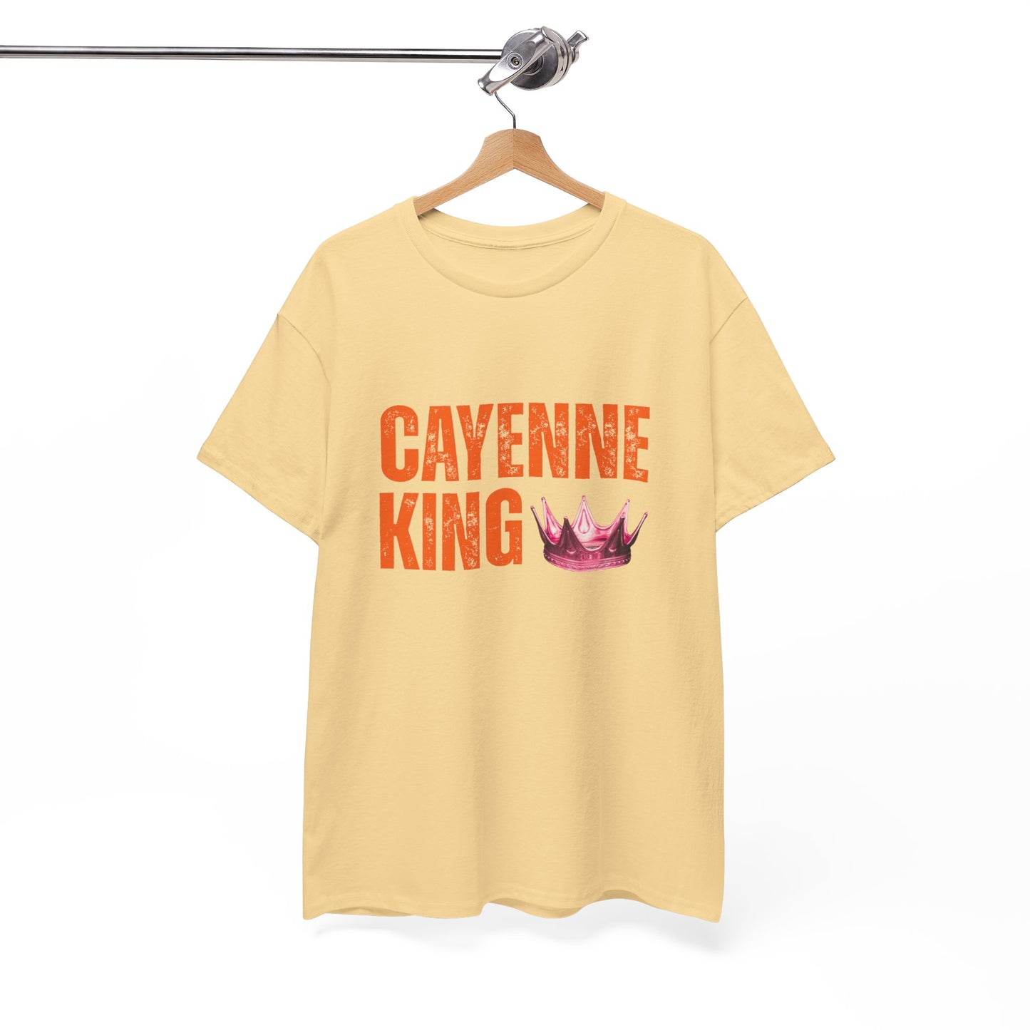 Cayenne King Cotton Tee | Unisex Graphic T-Shirt, Casual Wear, Birthday Gift, Affordable Fashion, Everyday Comfort