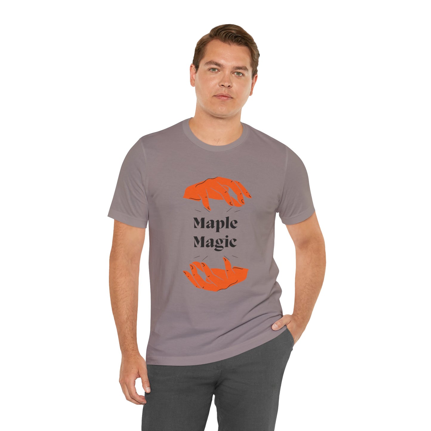 Maple Magic Unisex Tee - Cozy Casual Wear, Nature Lover Gift, Autumn Fashion, Eco-Friendly Style, Seasonal Celebration Top