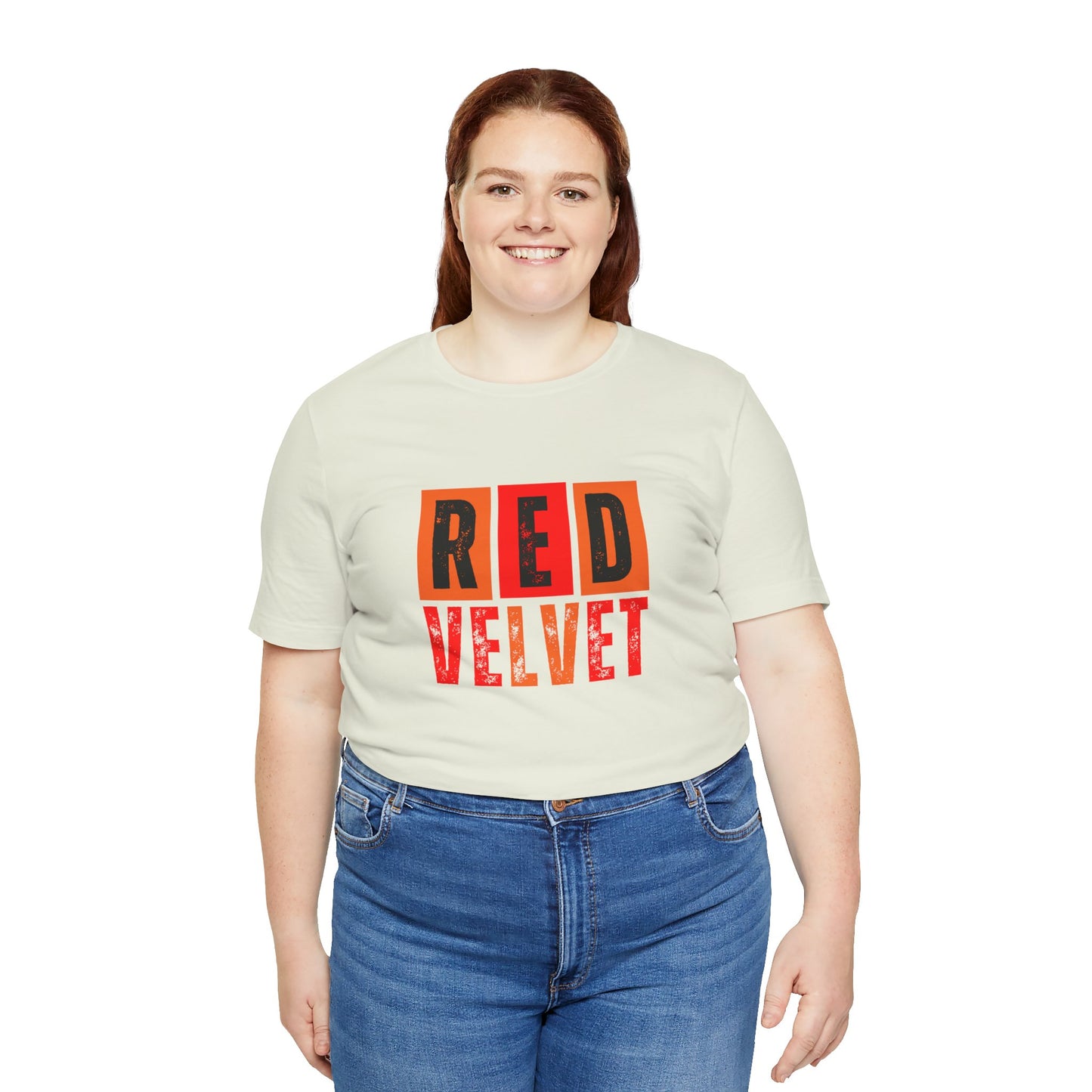 Red Velvet T-Shirt - Unisex Jersey Tee, Music Lover Gift, Concert Apparel, Casual Wear, Cute Graphic Tee, Gift for Her