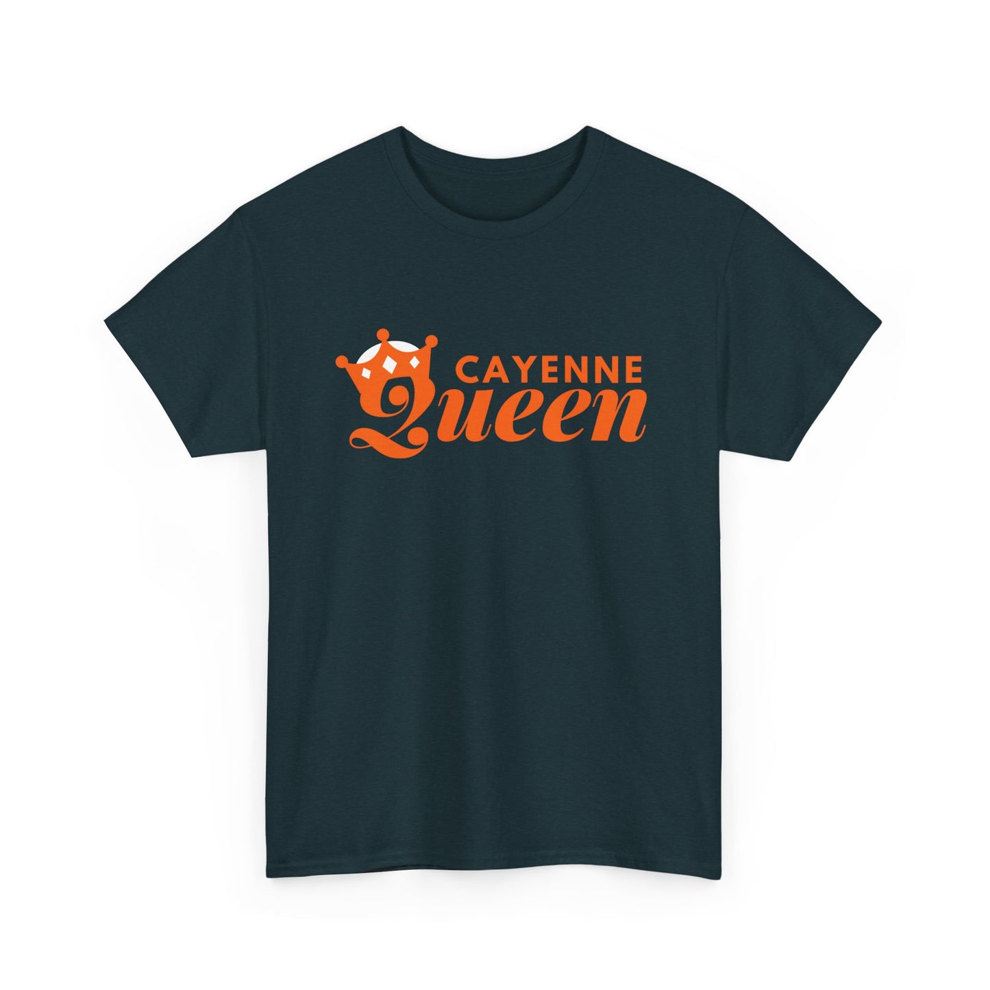 Cayenne Queen Unisex Heavy Cotton Tee, Casual Wear, Gift for Her, Birthday Shirt, Fun Quote Tee, Soft Cotton Top