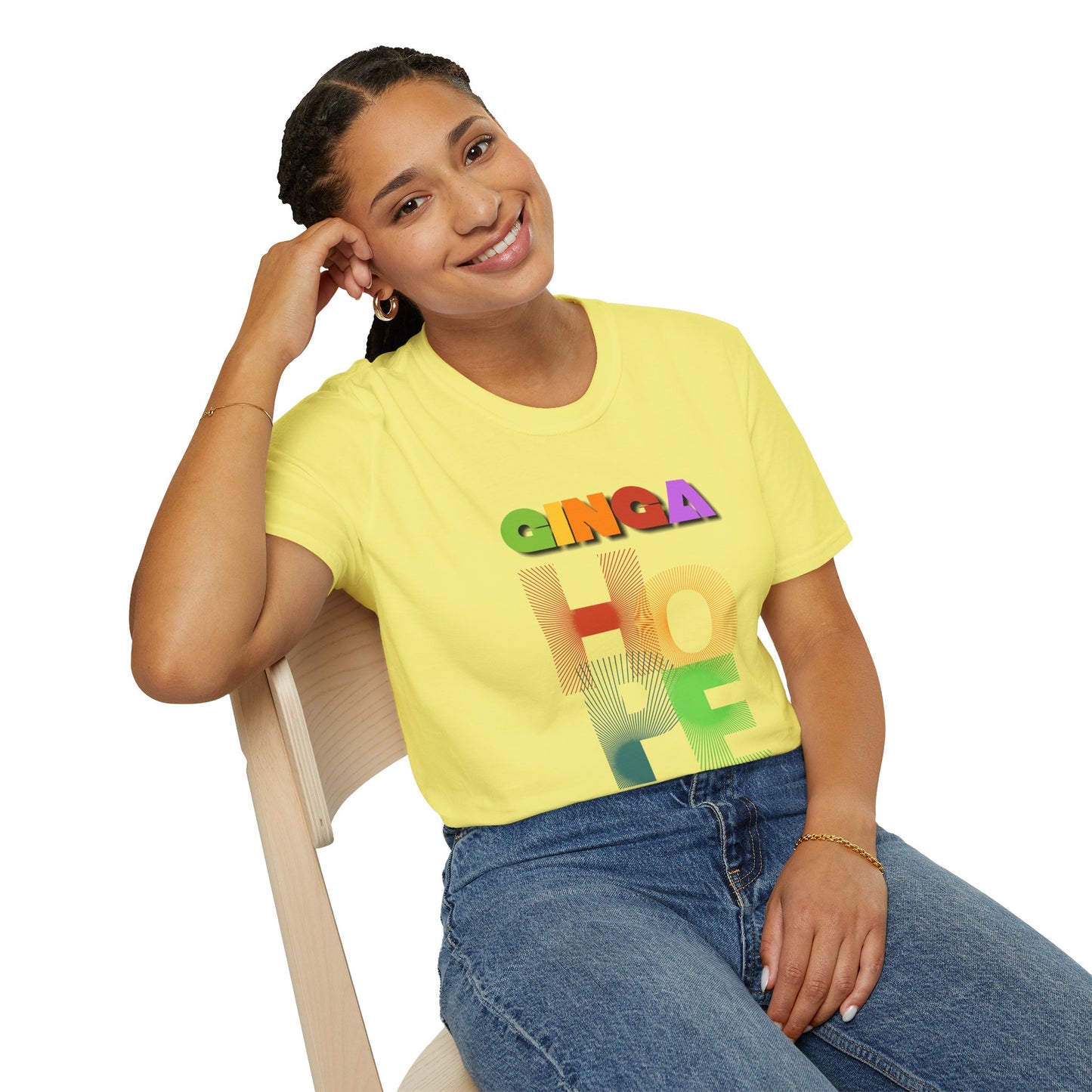 Colorful Hope Unisex T-Shirt, Inspirational Gift, Positive Message Tee, Casual Wear, Self-Care Apparel