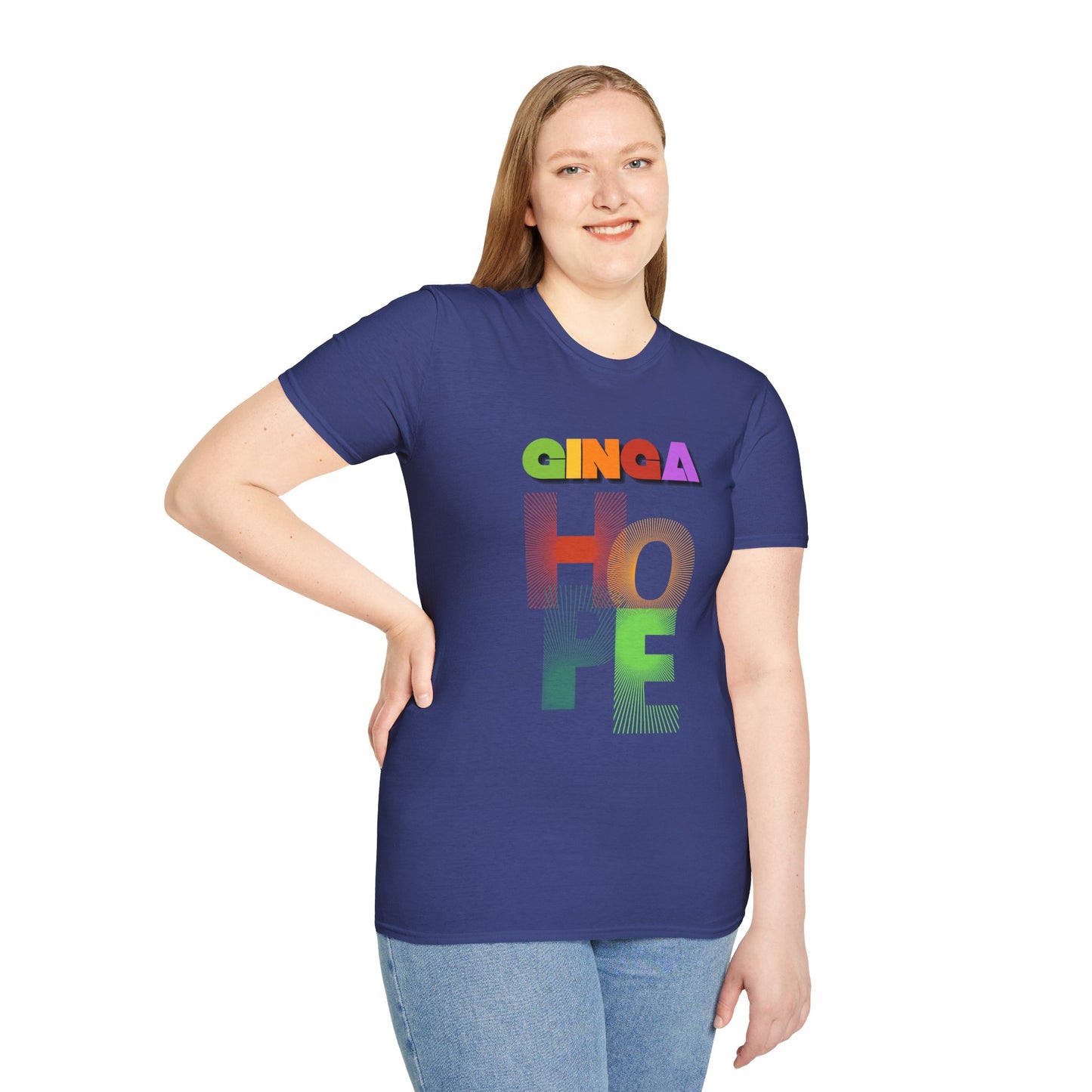 Colorful Hope Unisex T-Shirt, Inspirational Gift, Positive Message Tee, Casual Wear, Self-Care Apparel