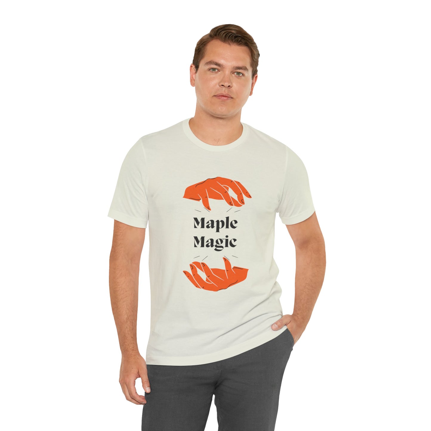 Maple Magic Unisex Tee - Cozy Casual Wear, Nature Lover Gift, Autumn Fashion, Eco-Friendly Style, Seasonal Celebration Top