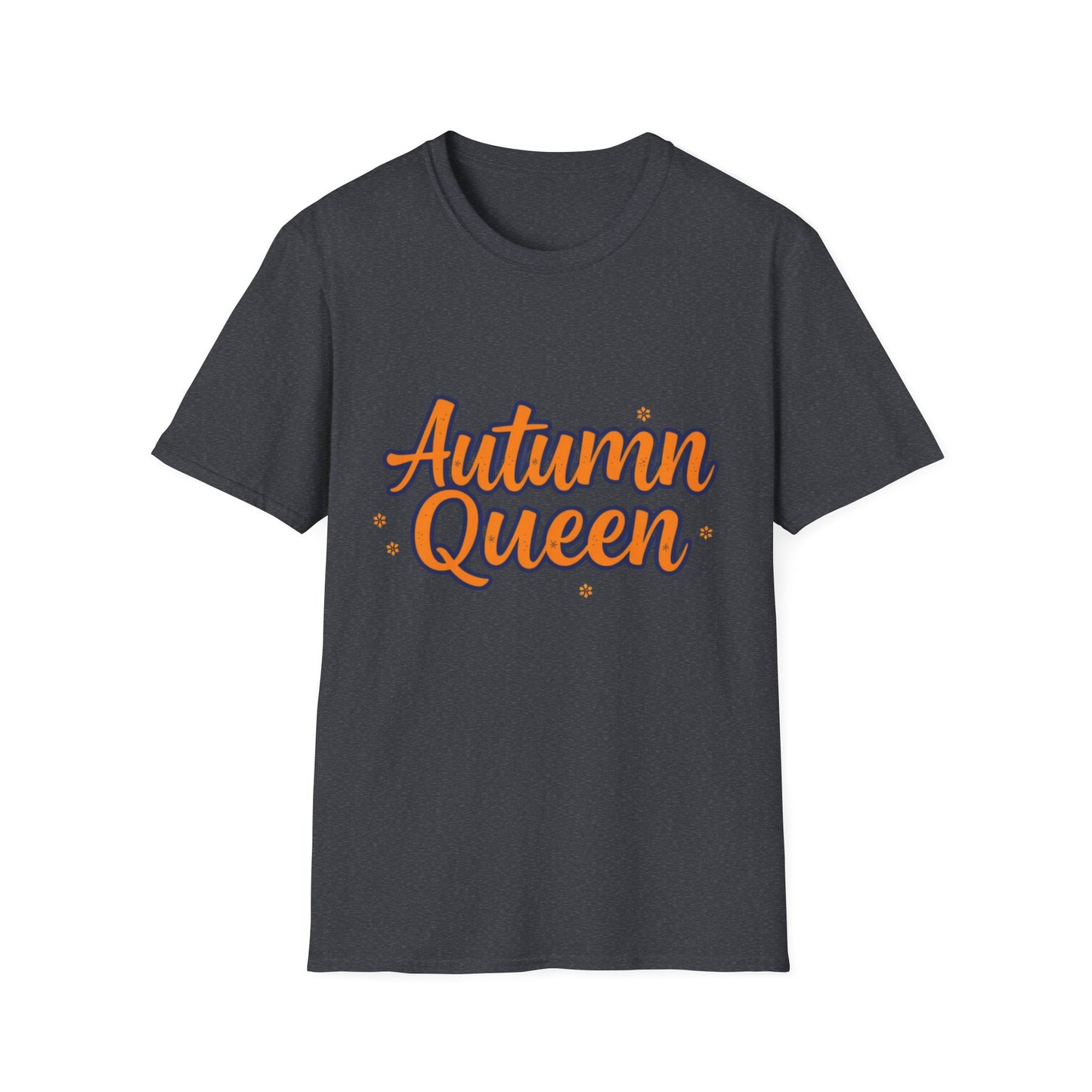 Autumn Queen Unisex Softstyle T-Shirt, Cozy Fall Tee, Gift for Autumn Lover, Seasonal Fashion, Thanksgiving Celebration Top