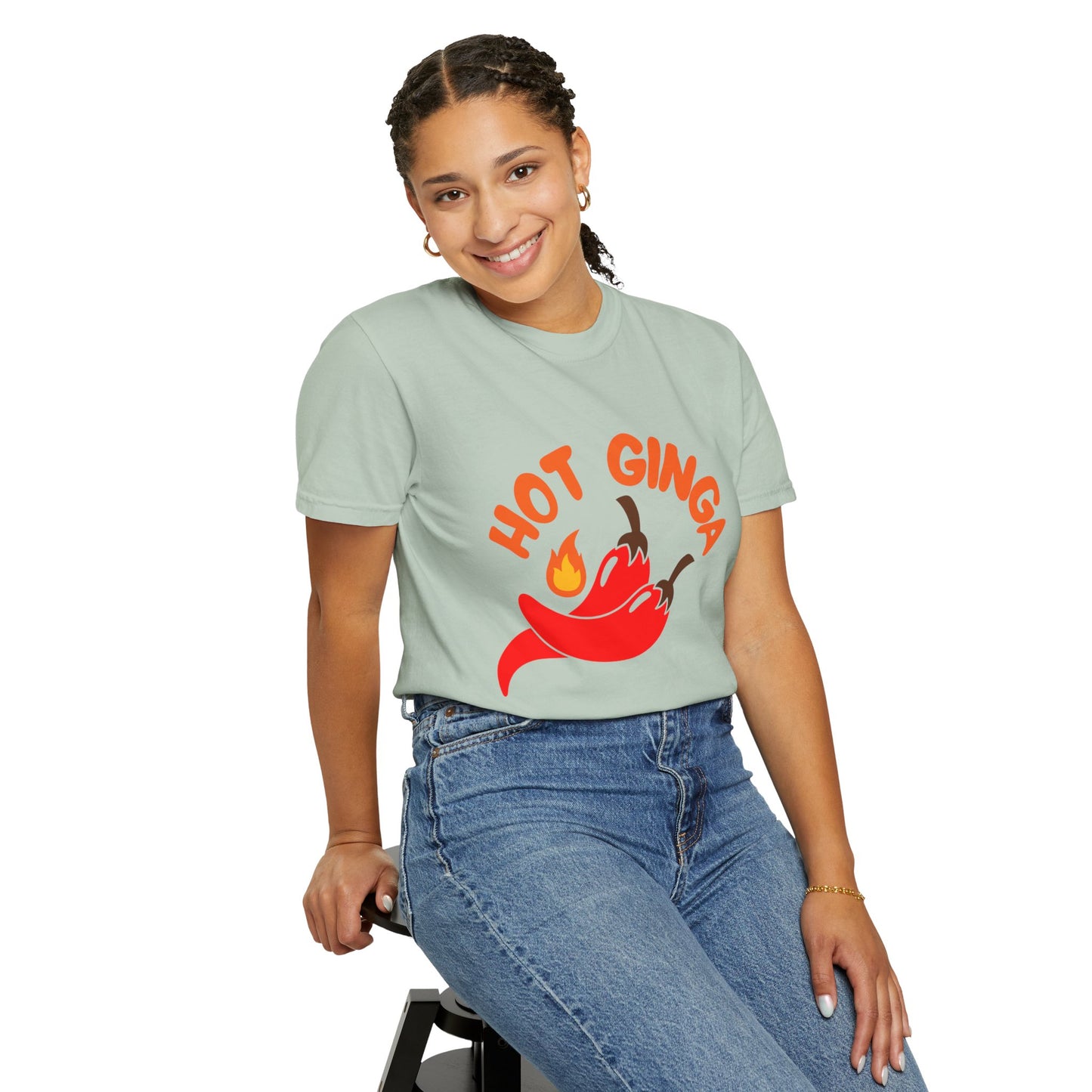 Spicy Chili T-Shirt, Hot Ginga Tee, Casual Summer Top, Gift for Spice Lovers, Unisex Graphic Shirt, Trendy Streetwear