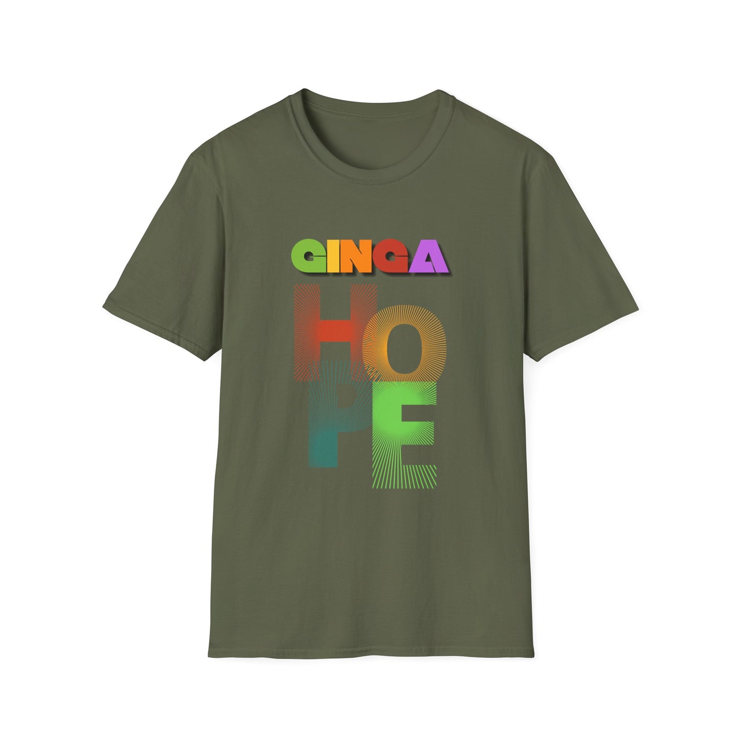 Colorful Hope Unisex T-Shirt, Inspirational Gift, Positive Message Tee, Casual Wear, Self-Care Apparel