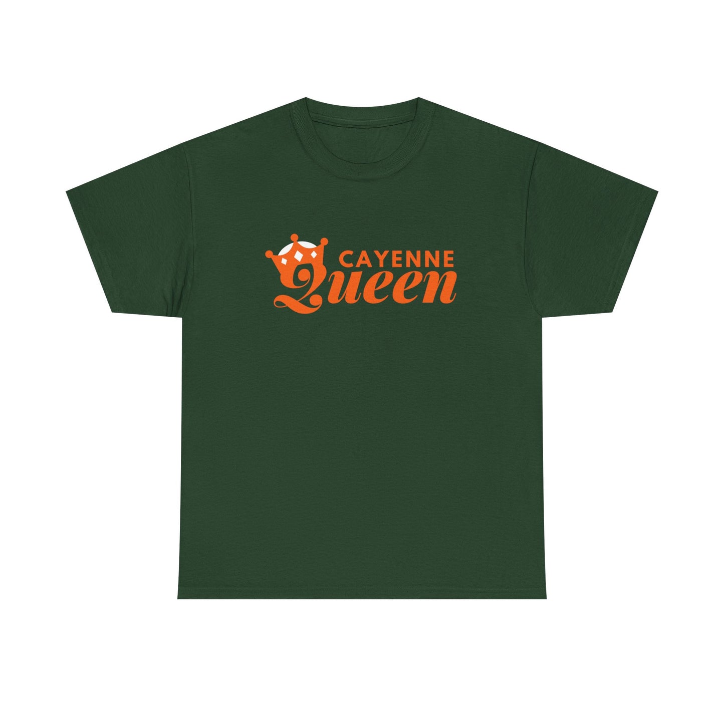 Cayenne Queen Unisex Heavy Cotton Tee, Casual Wear, Gift for Her, Birthday Shirt, Fun Quote Tee, Soft Cotton Top