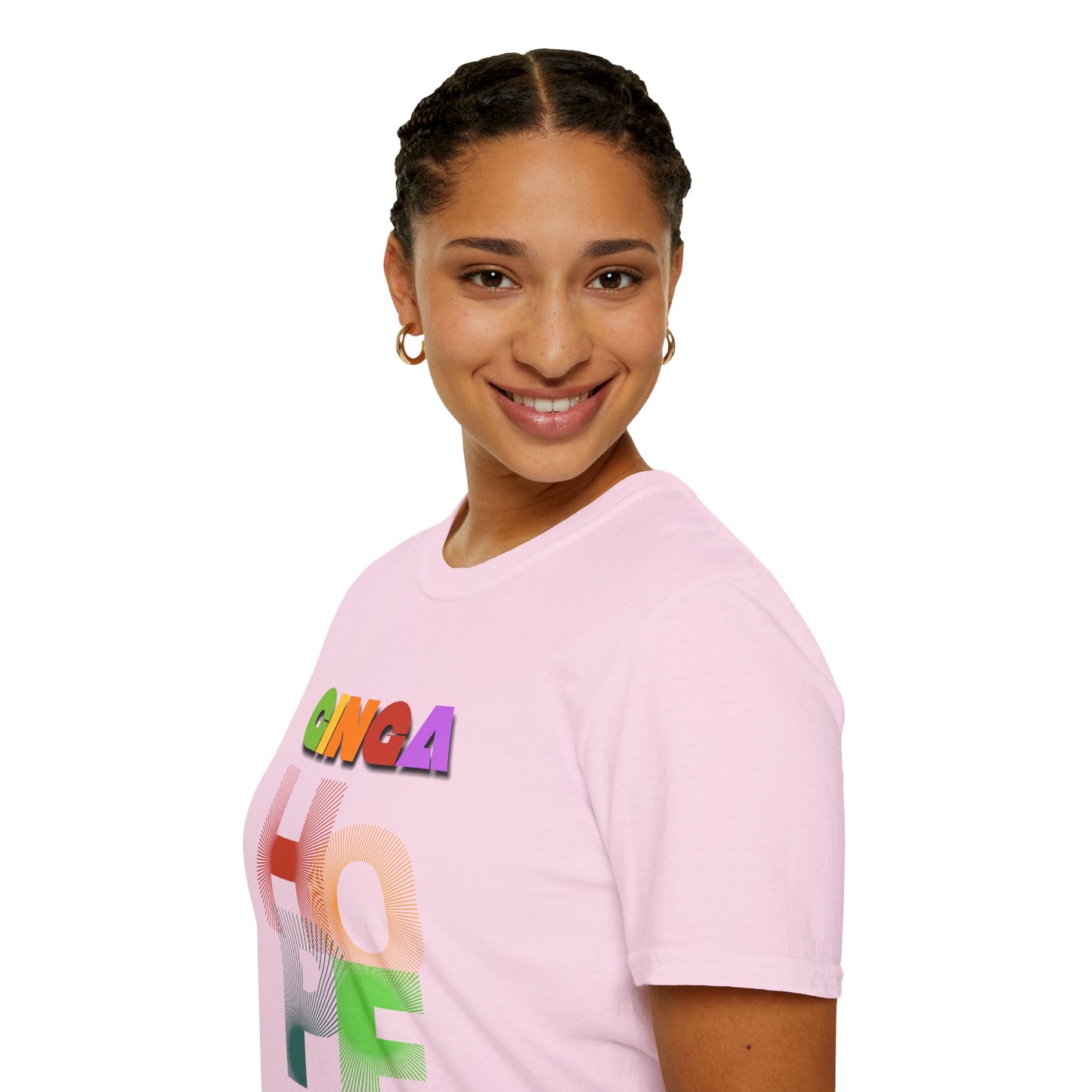 Colorful Hope Unisex T-Shirt, Inspirational Gift, Positive Message Tee, Casual Wear, Self-Care Apparel