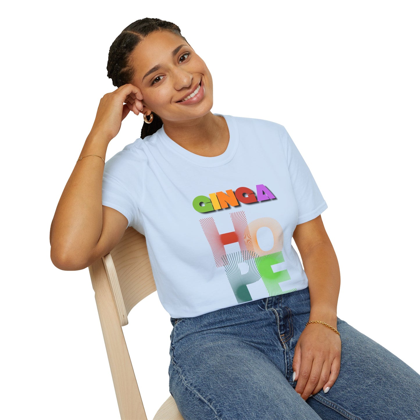 Colorful Hope Unisex T-Shirt, Inspirational Gift, Positive Message Tee, Casual Wear, Self-Care Apparel