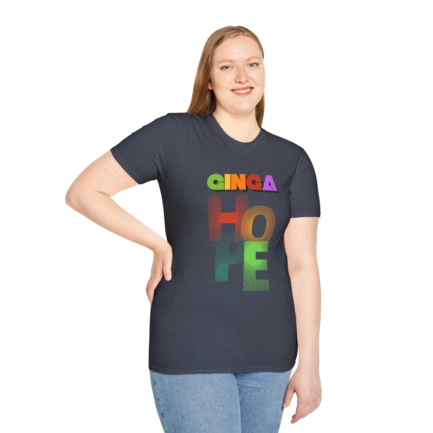 Colorful Hope Unisex T-Shirt, Inspirational Gift, Positive Message Tee, Casual Wear, Self-Care Apparel