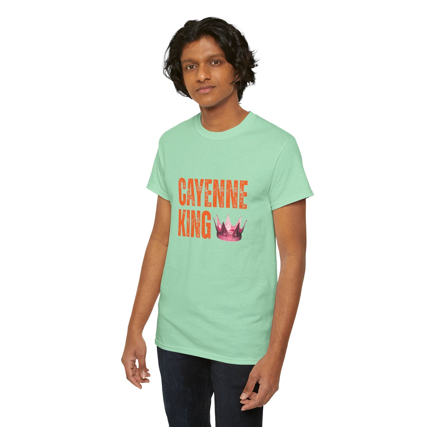 Cayenne King Cotton Tee | Unisex Graphic T-Shirt, Casual Wear, Birthday Gift, Affordable Fashion, Everyday Comfort