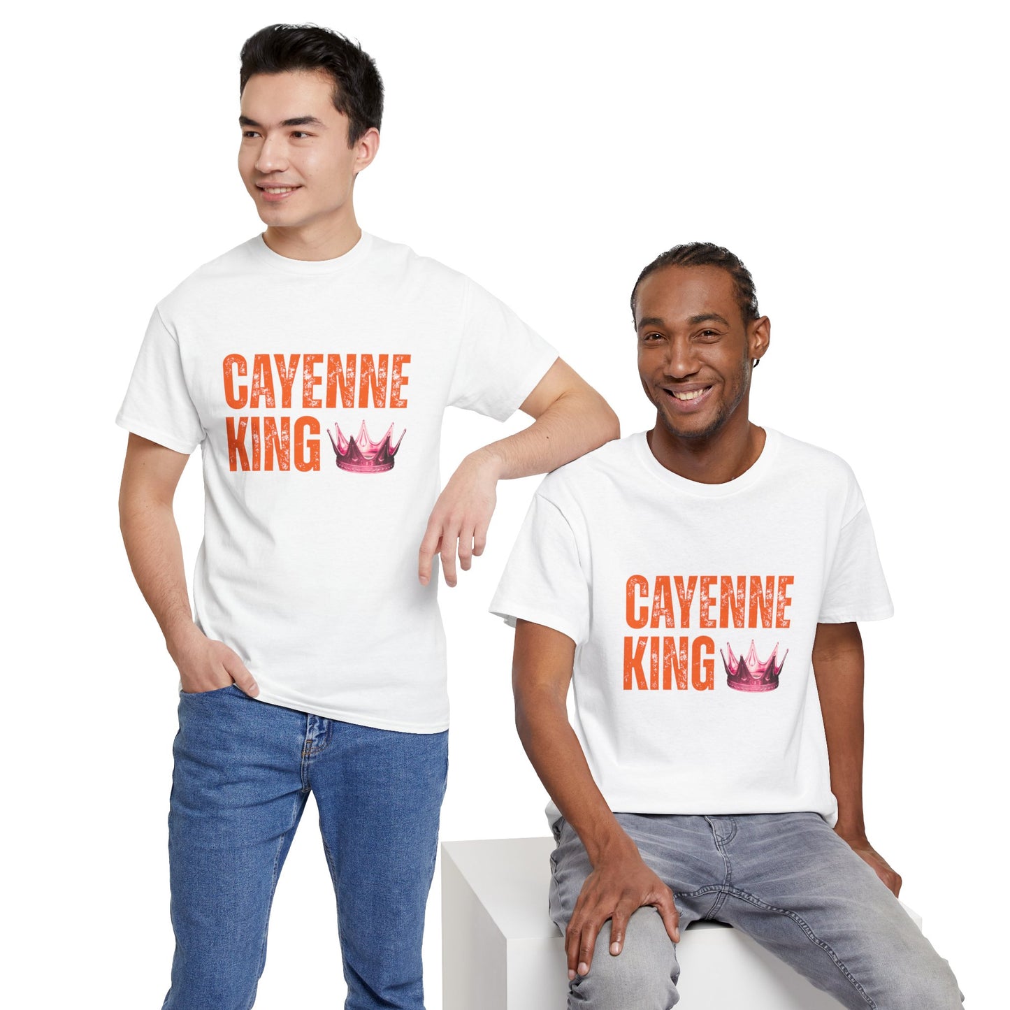 Cayenne King Cotton Tee | Unisex Graphic T-Shirt, Casual Wear, Birthday Gift, Affordable Fashion, Everyday Comfort