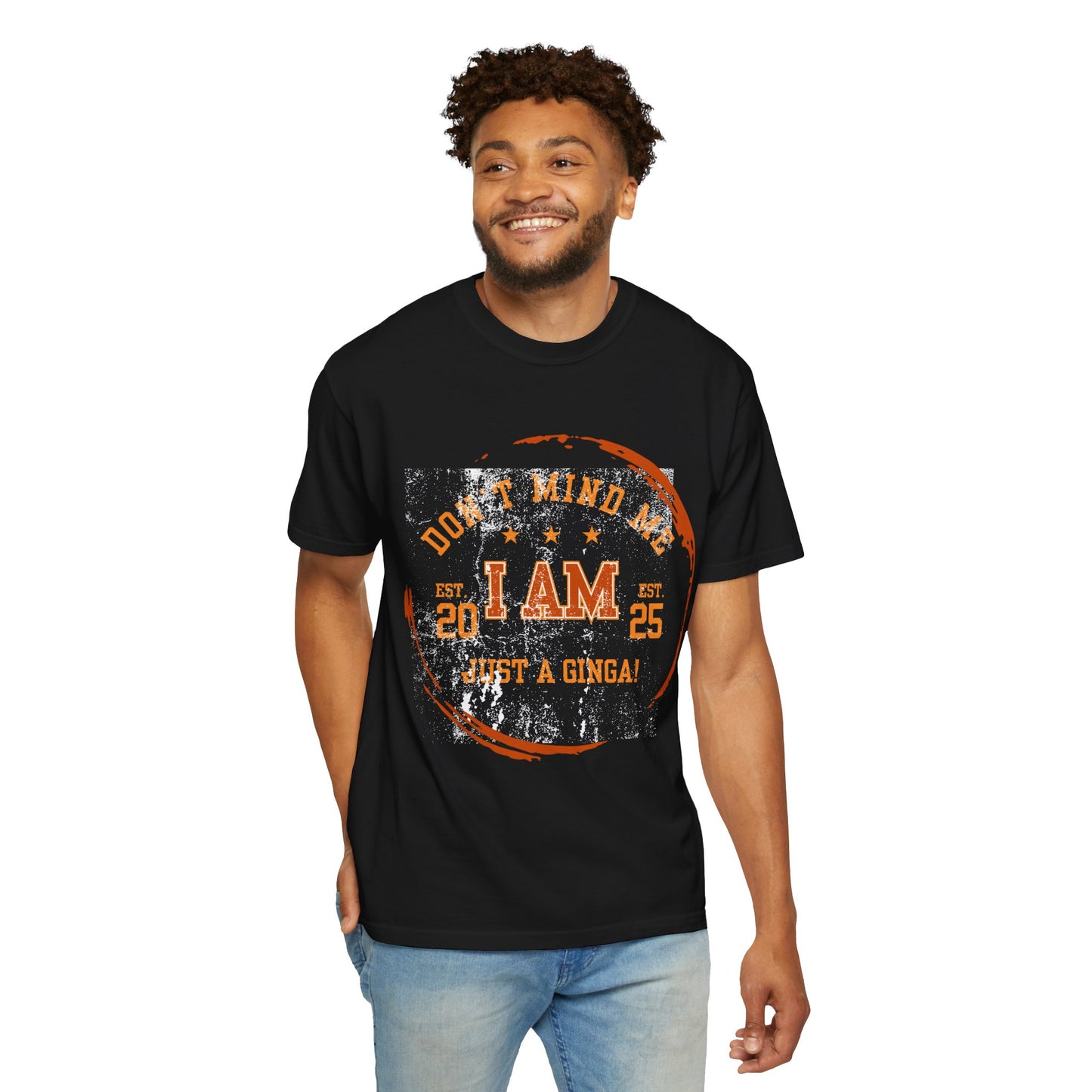 Ginga Birthday T-shirt, Funny Ginga Shirt, Unisex Gift, Casual Wear, Birthday Celebration Tee, Humor T-shirt, Garment-Dyed Shirt
