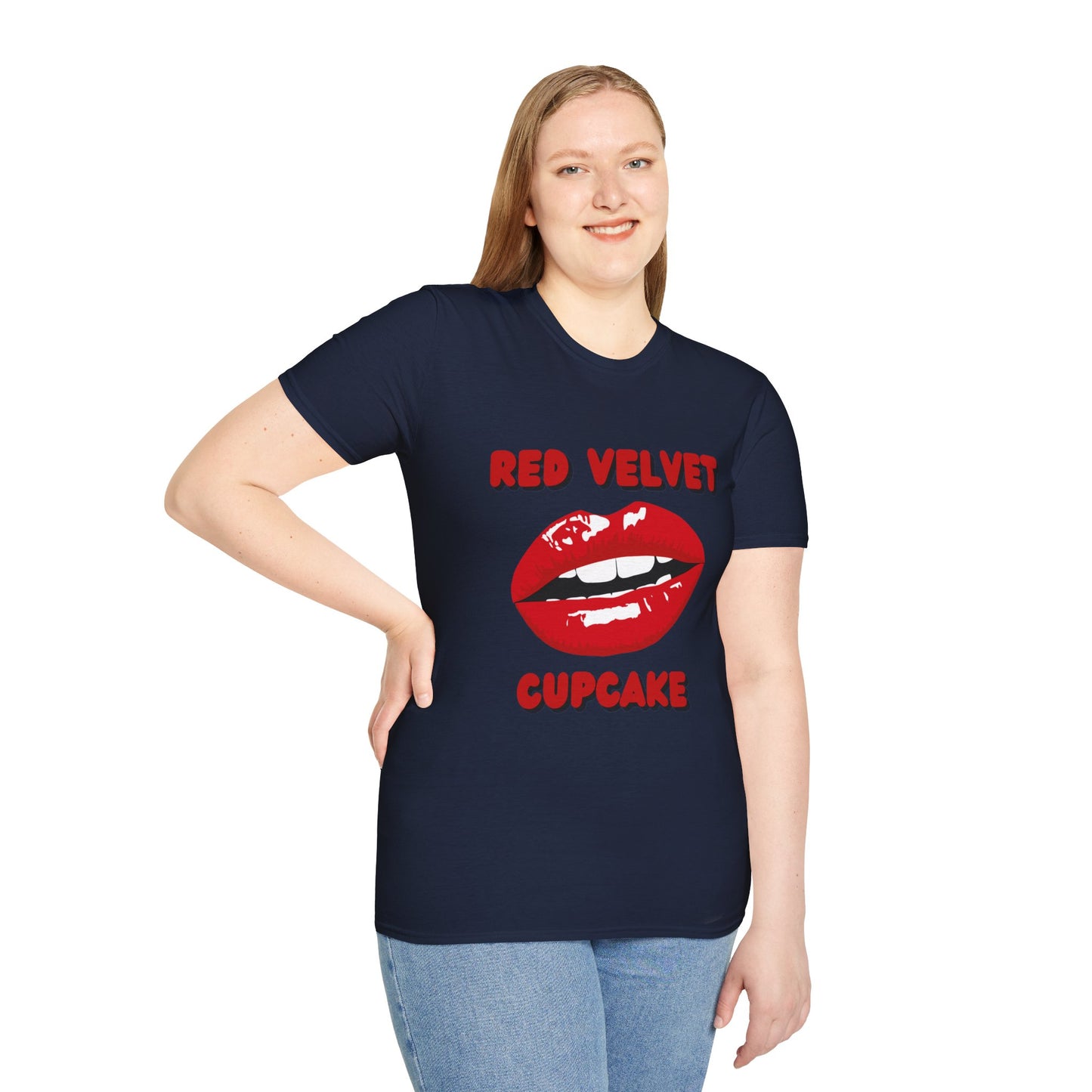 Red Velvet Cupcake T-Shirt, Unisex Graphic Tee, Funny Food Shirt, Birthday Gift, Dessert Lover Apparel, Baking Enthusiast Top