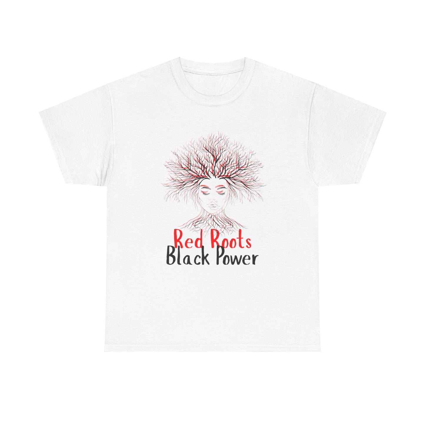 Empowering Black Roots Tee, Unisex Heavy Cotton Tee, Black Power Shirt, Afrocentric Apparel, Gift for Activists, Celebration of Culture