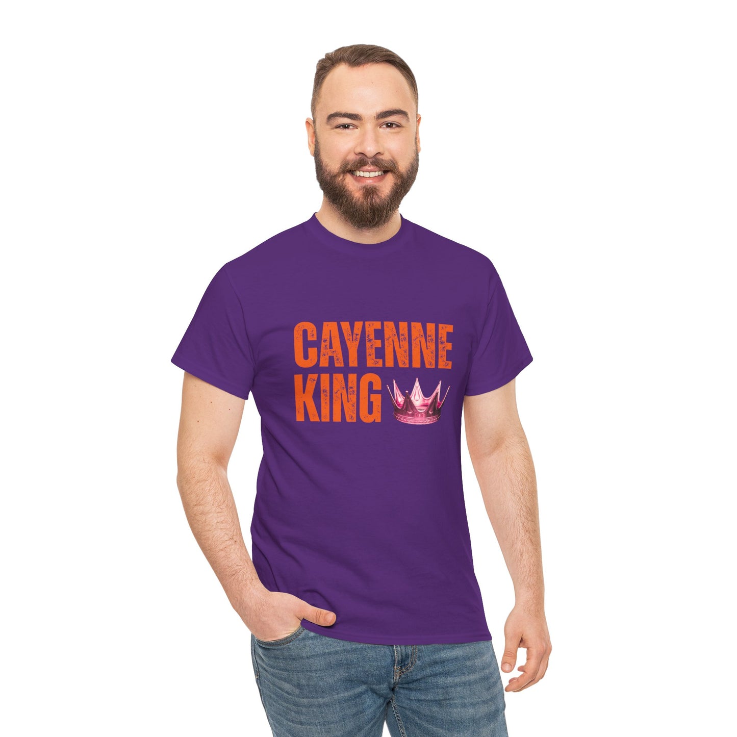 Cayenne King Cotton Tee | Unisex Graphic T-Shirt, Casual Wear, Birthday Gift, Affordable Fashion, Everyday Comfort