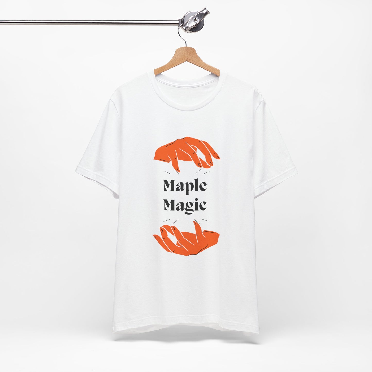 Maple Magic Unisex Tee - Cozy Casual Wear, Nature Lover Gift, Autumn Fashion, Eco-Friendly Style, Seasonal Celebration Top