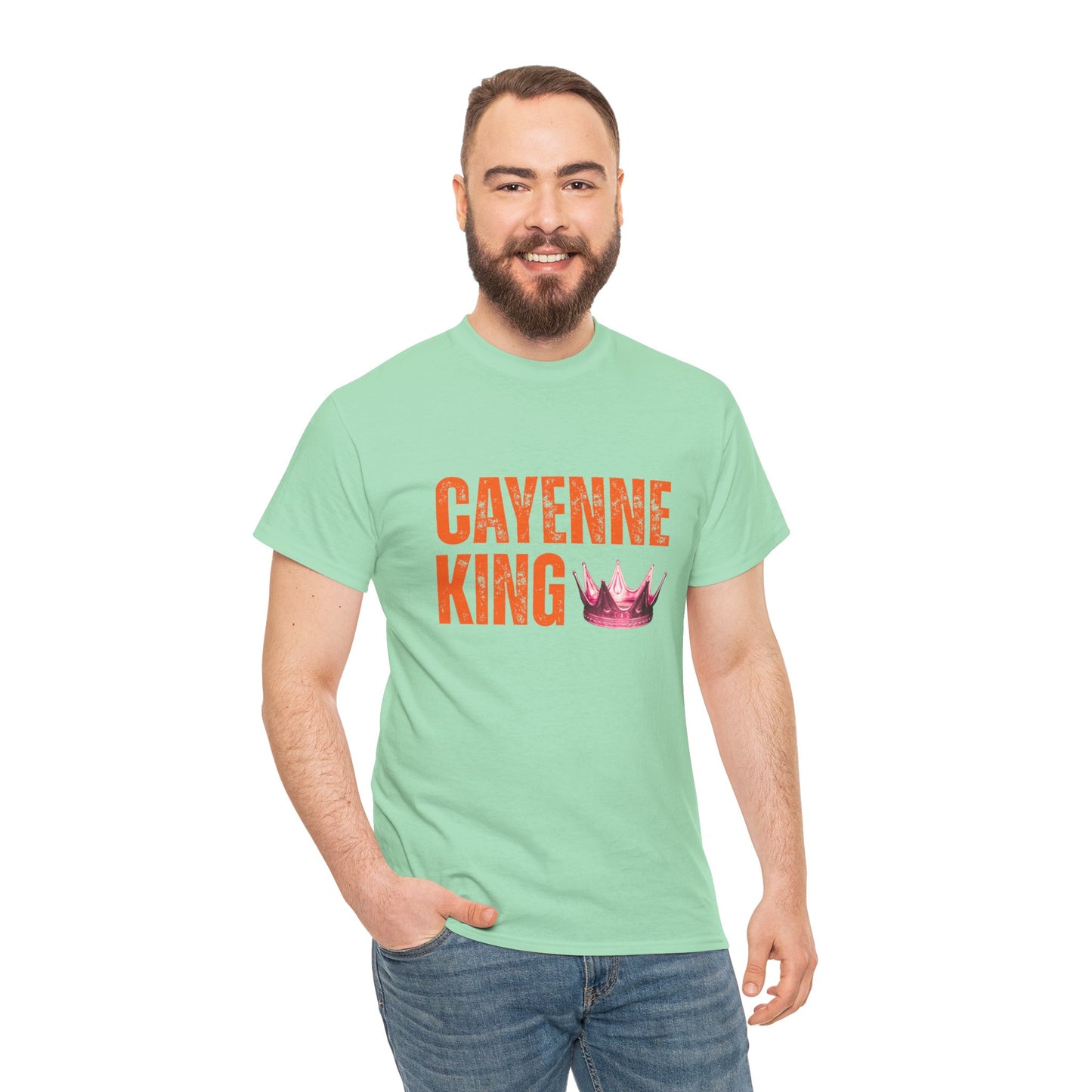 Cayenne King Cotton Tee | Unisex Graphic T-Shirt, Casual Wear, Birthday Gift, Affordable Fashion, Everyday Comfort