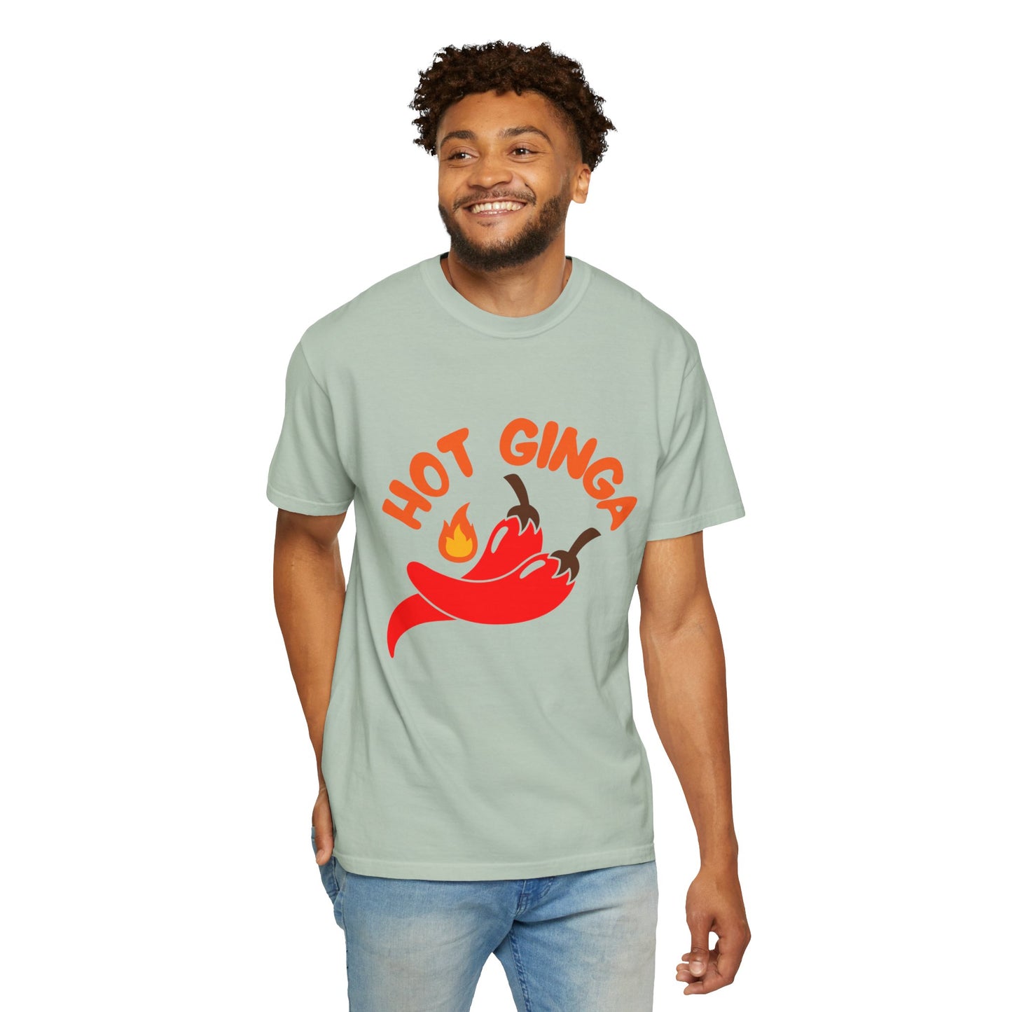 Spicy Chili T-Shirt, Hot Ginga Tee, Casual Summer Top, Gift for Spice Lovers, Unisex Graphic Shirt, Trendy Streetwear