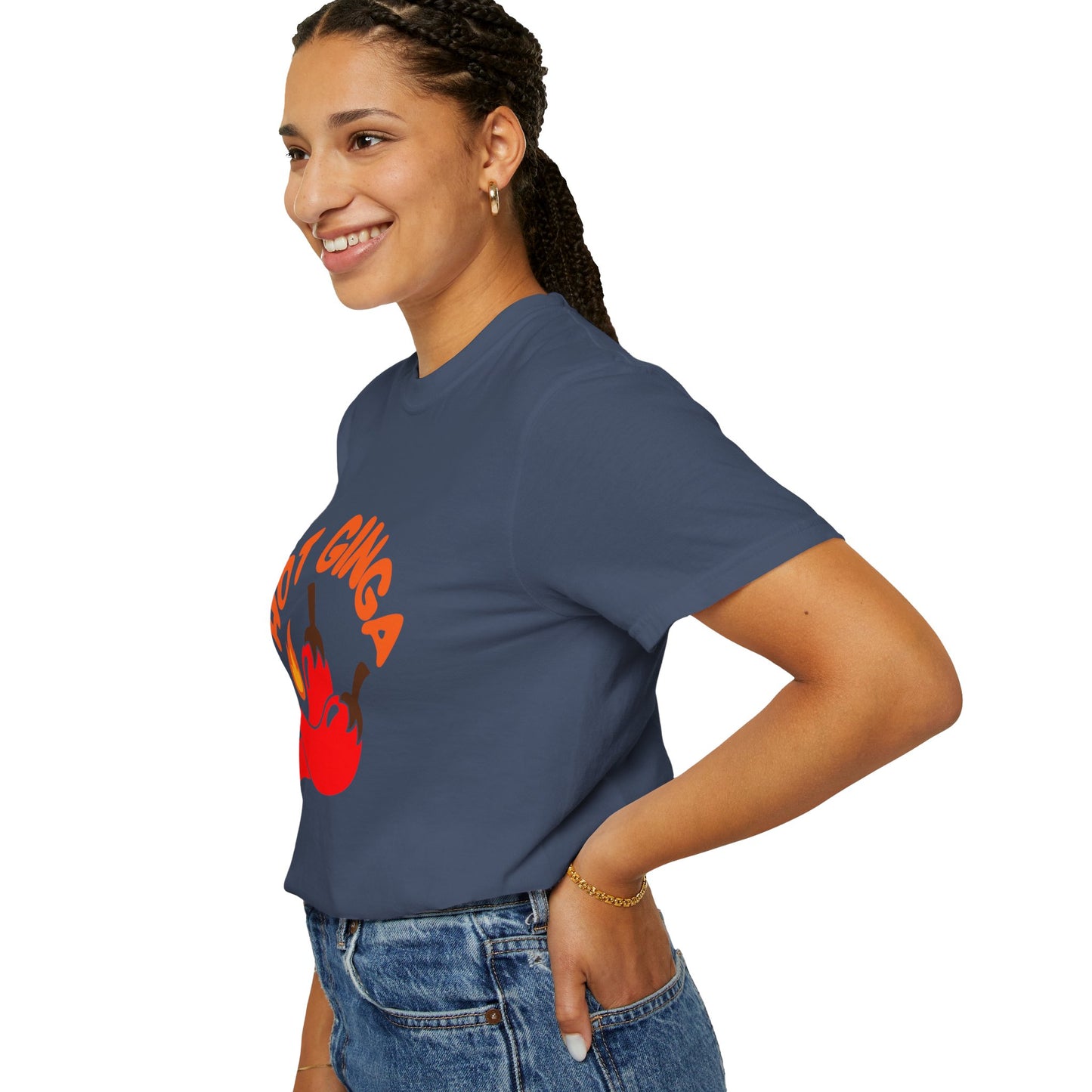 Spicy Chili T-Shirt, Hot Ginga Tee, Casual Summer Top, Gift for Spice Lovers, Unisex Graphic Shirt, Trendy Streetwear