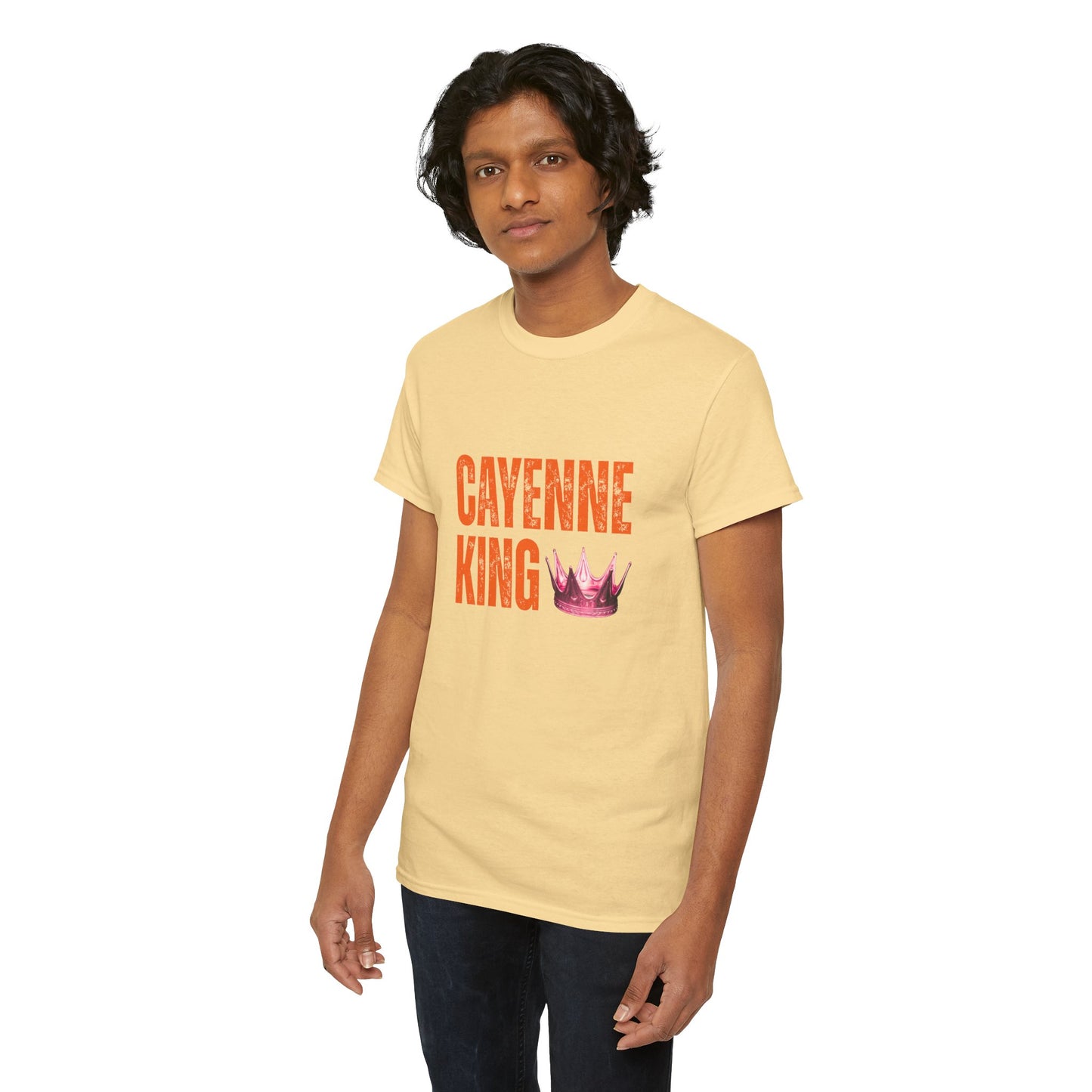 Cayenne King Cotton Tee | Unisex Graphic T-Shirt, Casual Wear, Birthday Gift, Affordable Fashion, Everyday Comfort