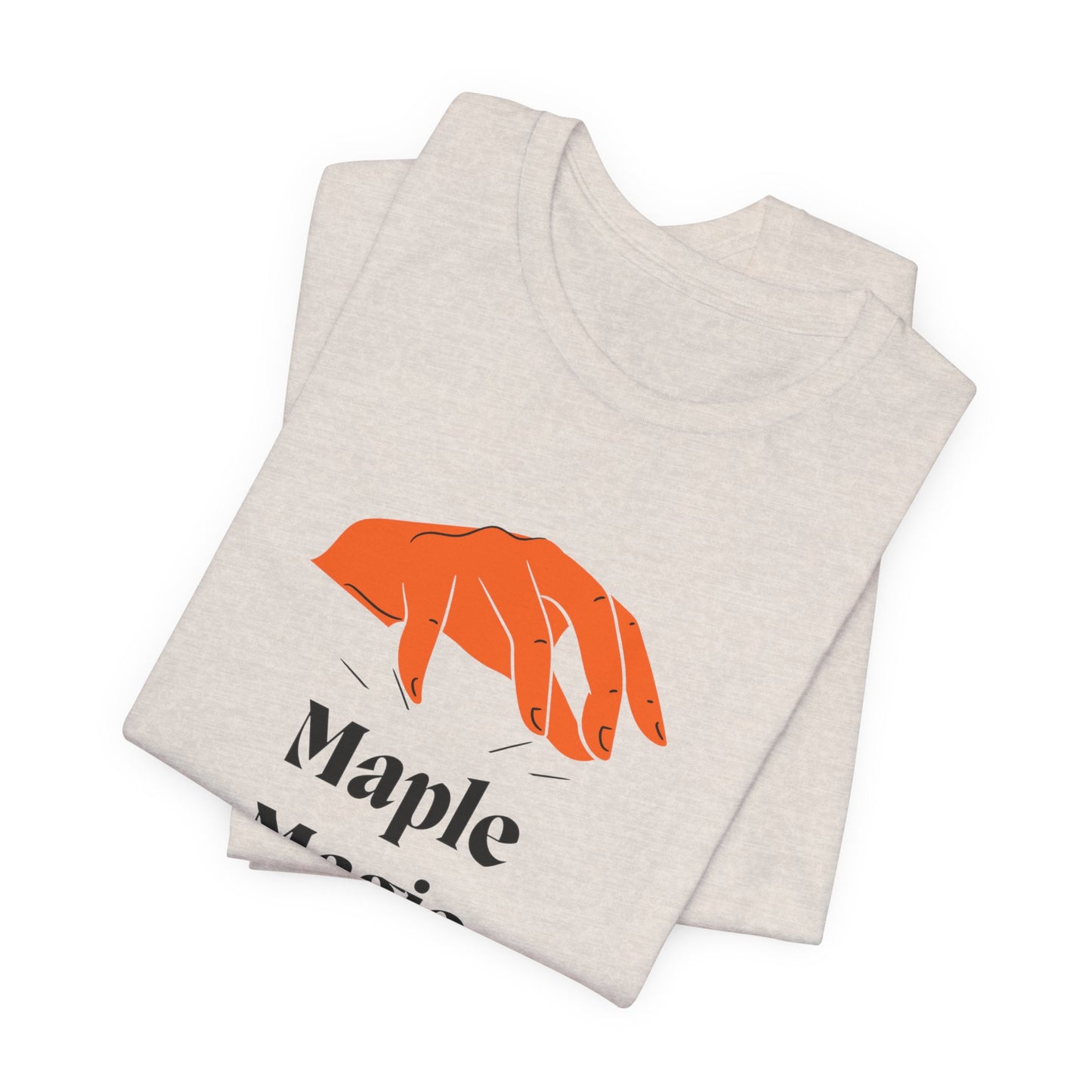 Maple Magic Unisex Tee - Cozy Casual Wear, Nature Lover Gift, Autumn Fashion, Eco-Friendly Style, Seasonal Celebration Top