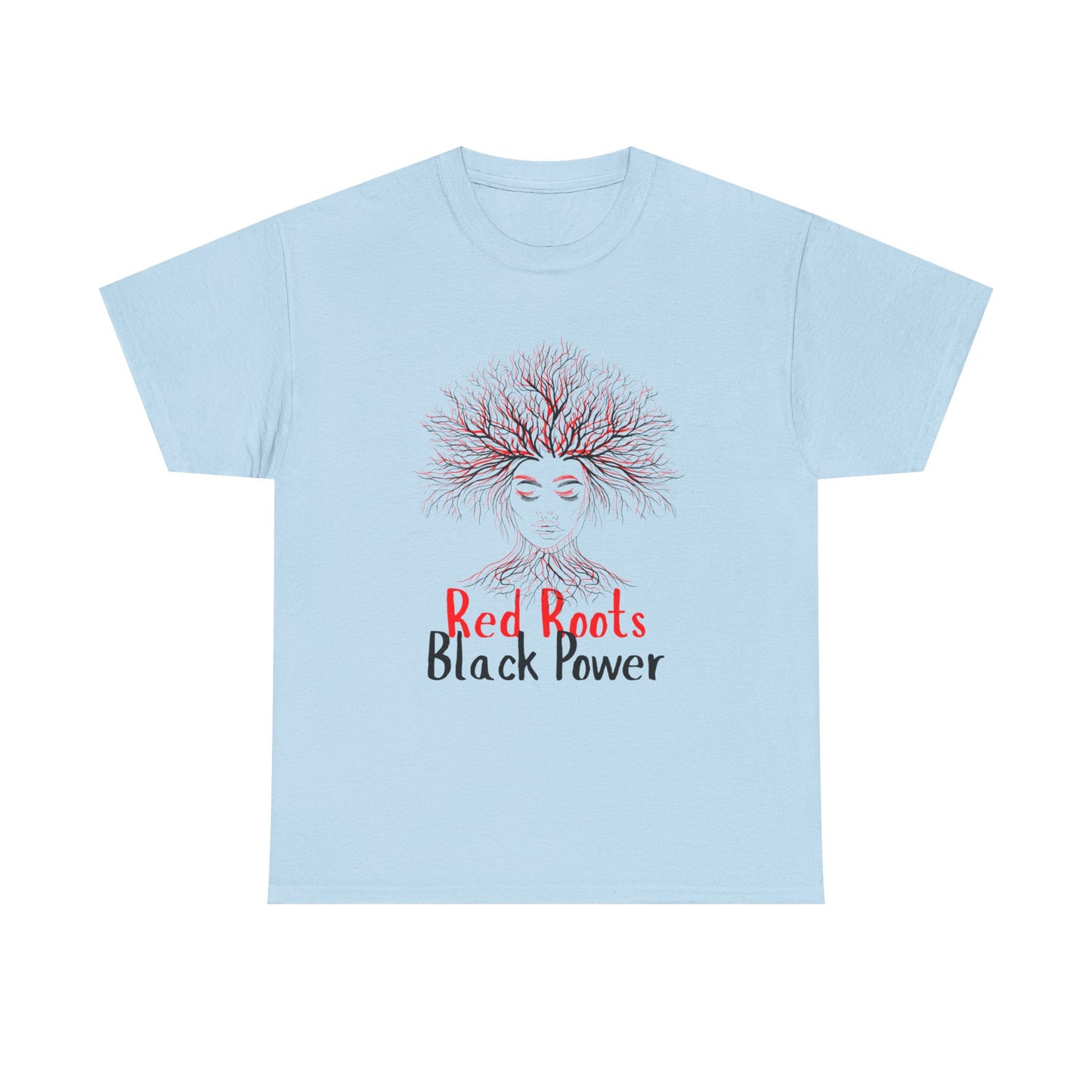 Empowering Black Roots Tee, Unisex Heavy Cotton Tee, Black Power Shirt, Afrocentric Apparel, Gift for Activists, Celebration of Culture