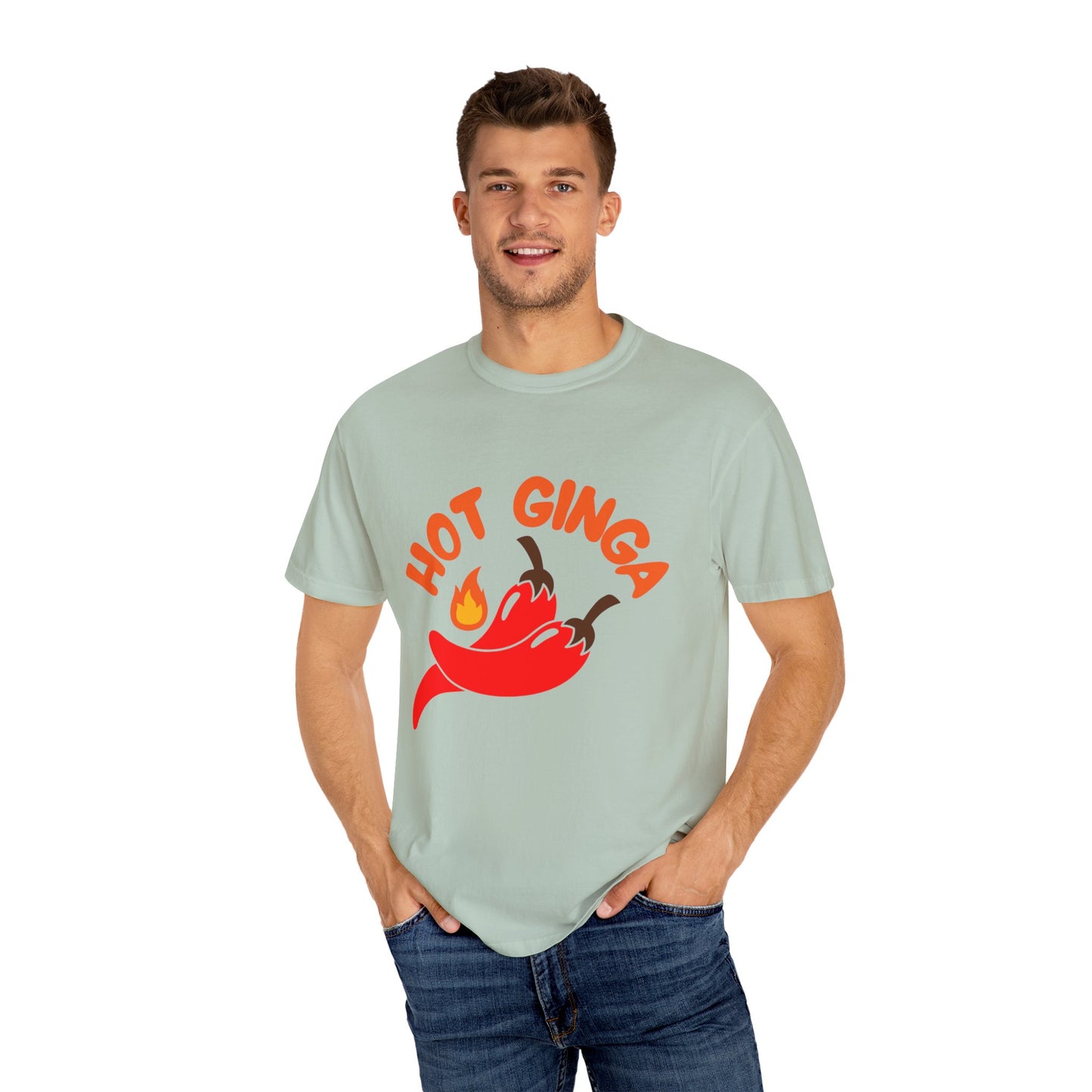 Spicy Chili T-Shirt, Hot Ginga Tee, Casual Summer Top, Gift for Spice Lovers, Unisex Graphic Shirt, Trendy Streetwear