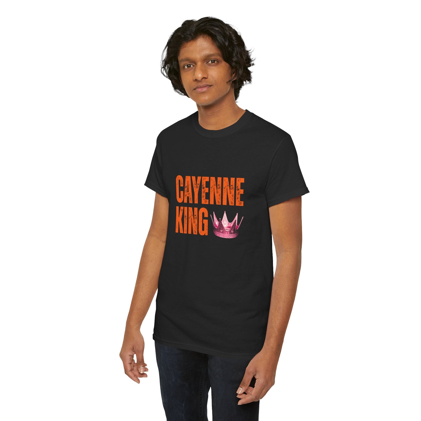 Cayenne King Cotton Tee | Unisex Graphic T-Shirt, Casual Wear, Birthday Gift, Affordable Fashion, Everyday Comfort